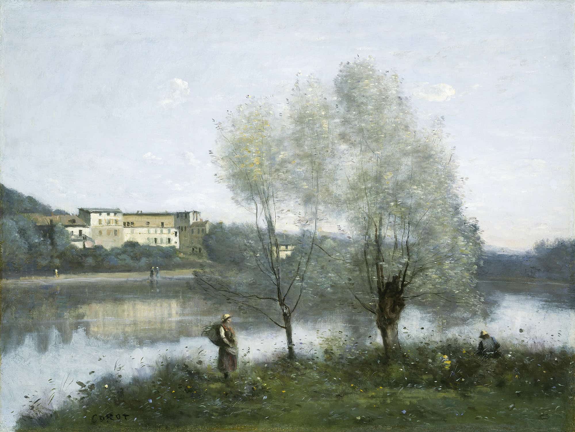 Ville Davray by Jean Baptiste Camille Corot - Image 5