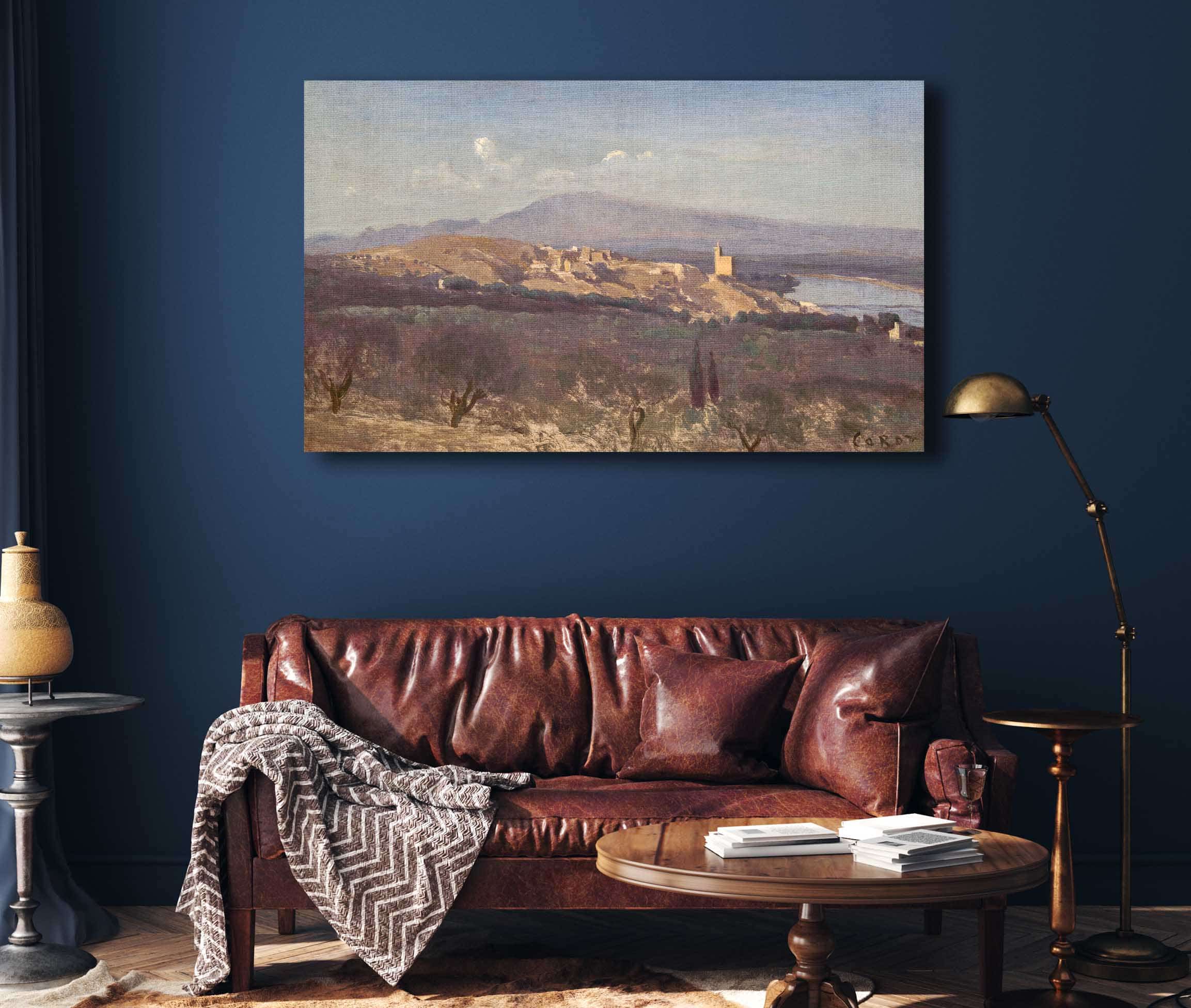 Villeneuve Les Avignon by Jean Baptiste Camille Corot - Image 4