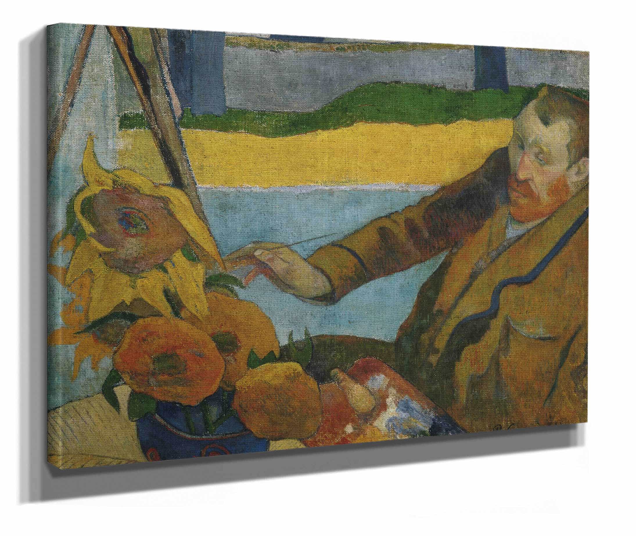 Vincent Van Gogh Painting Sunflowers by Paul Gauguin - Image 2
