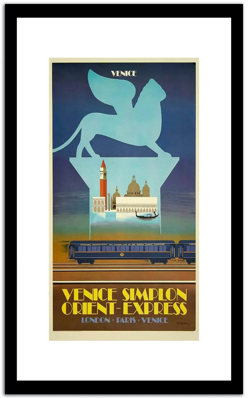 Vince Symplon Orient Express Vintage Poster