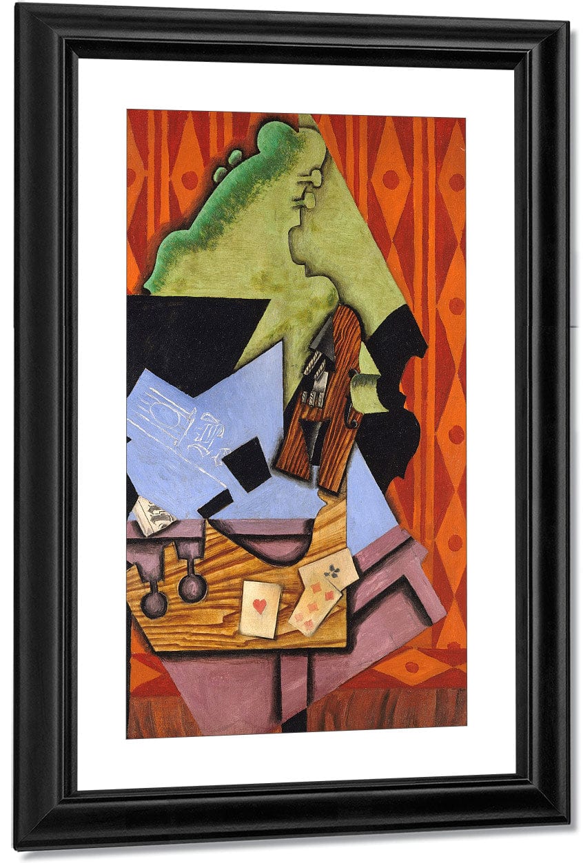 Violin And Playing Cards On A Table By Juan Gris - Image 3