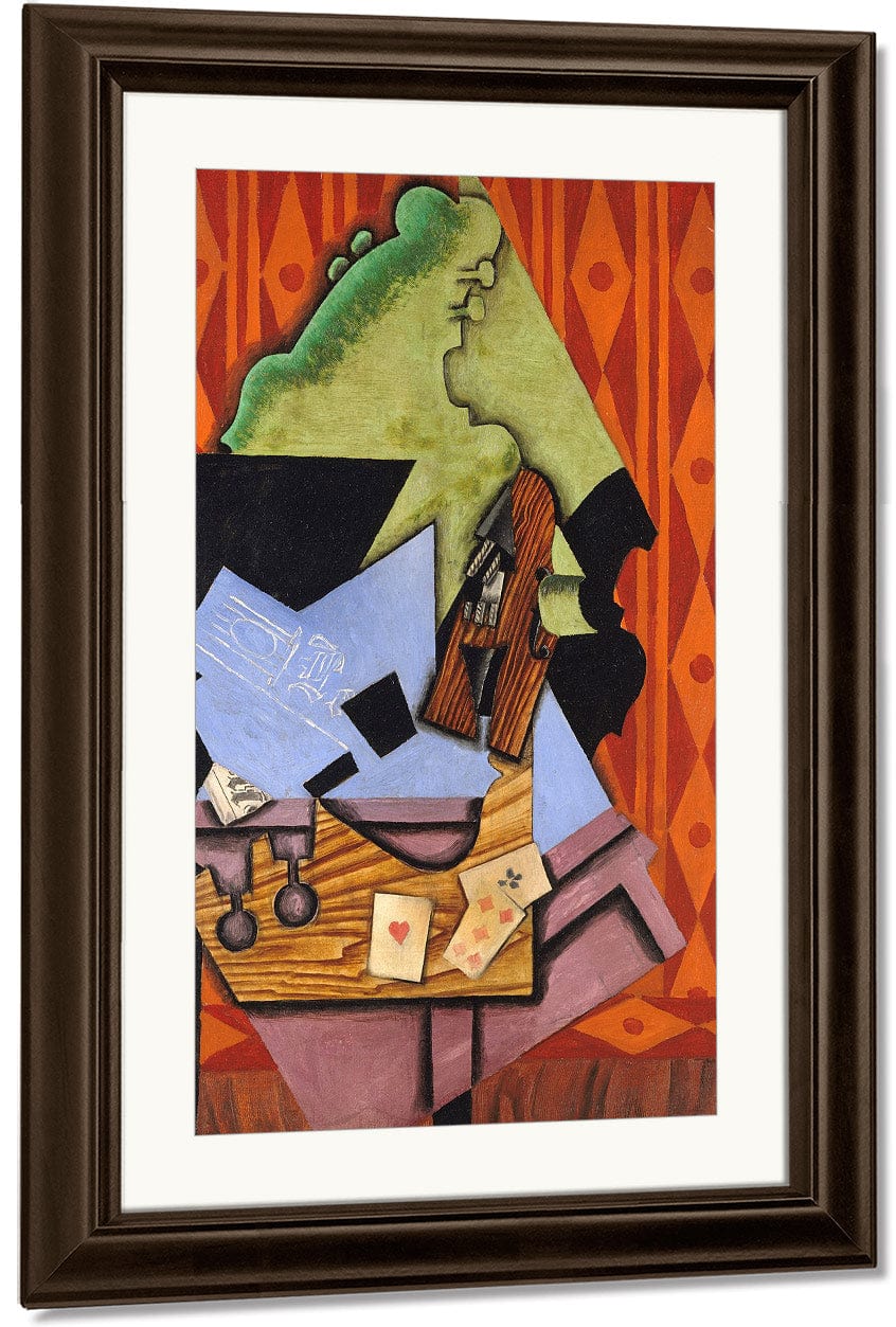Violin And Playing Cards On A Table By Juan Gris - Image 4