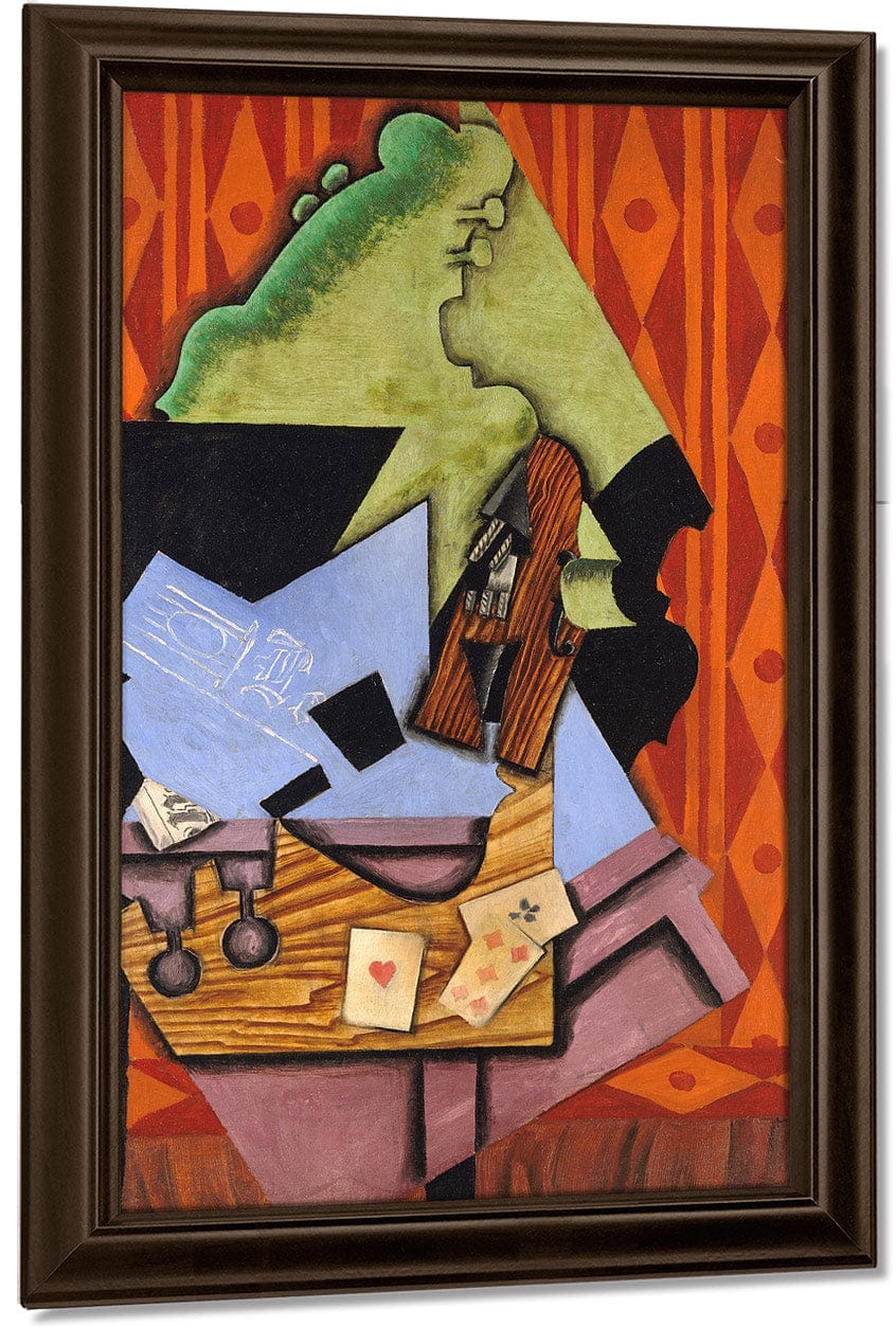 Violin And Playing Cards On A Table By Juan Gris - Image 5