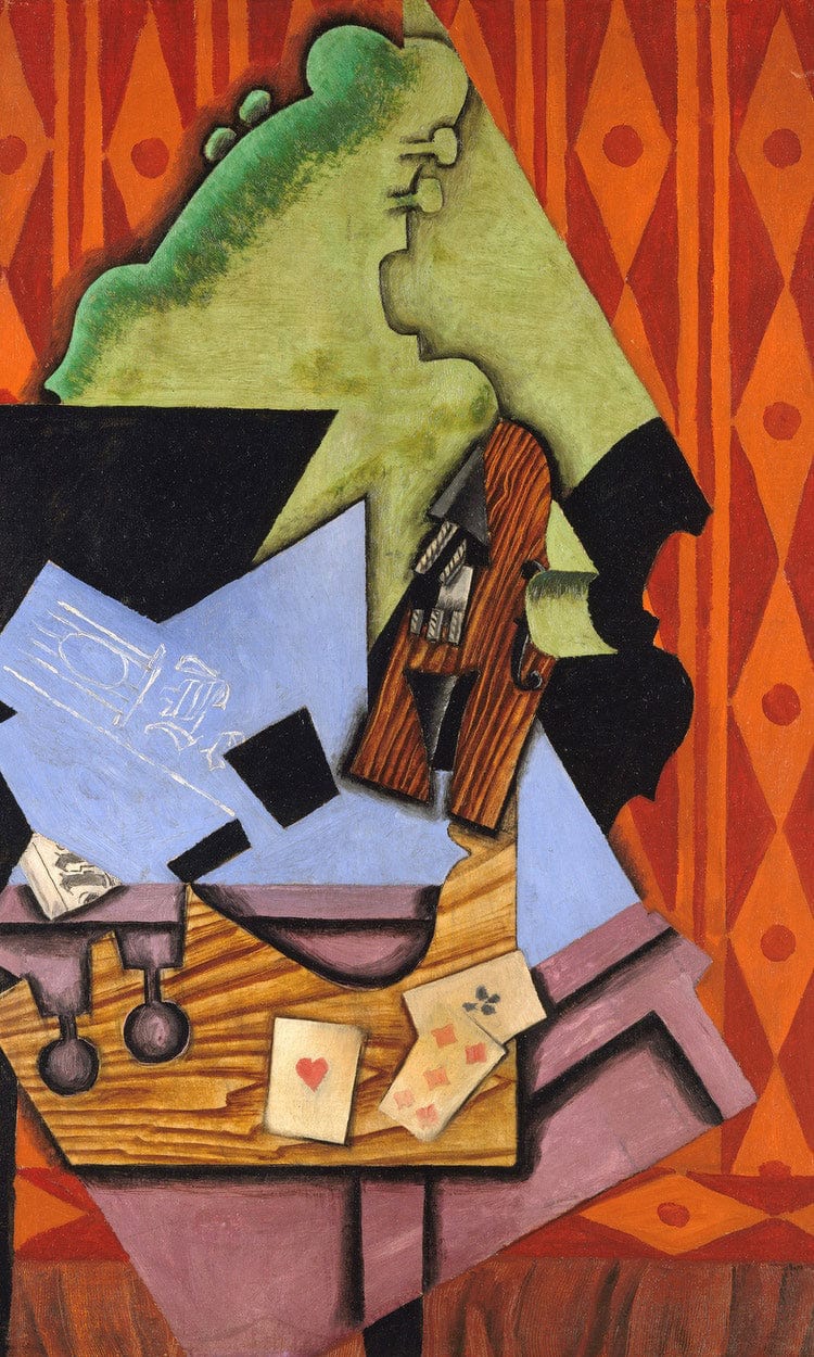 Violin And Playing Cards On A Table By Juan Gris - Image 6