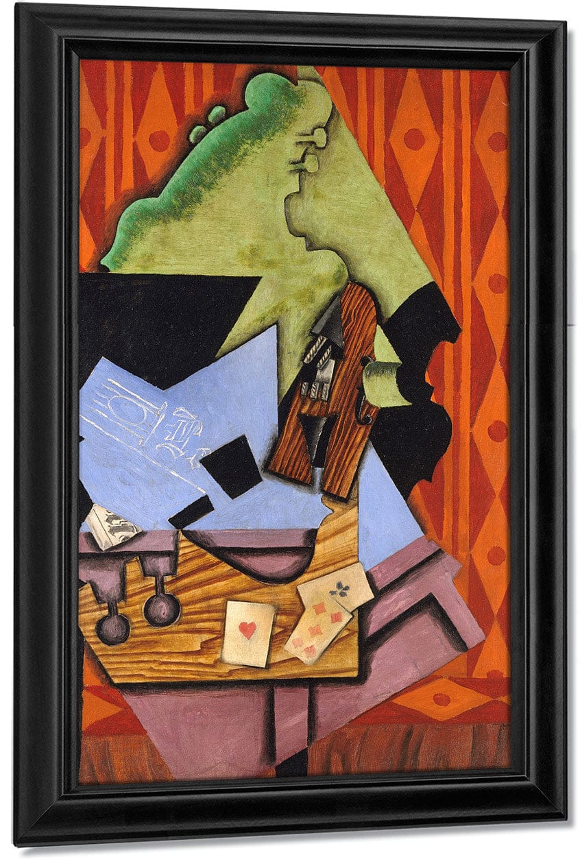 Violin And Playing Cards On A Table By Juan Gris - Image 7