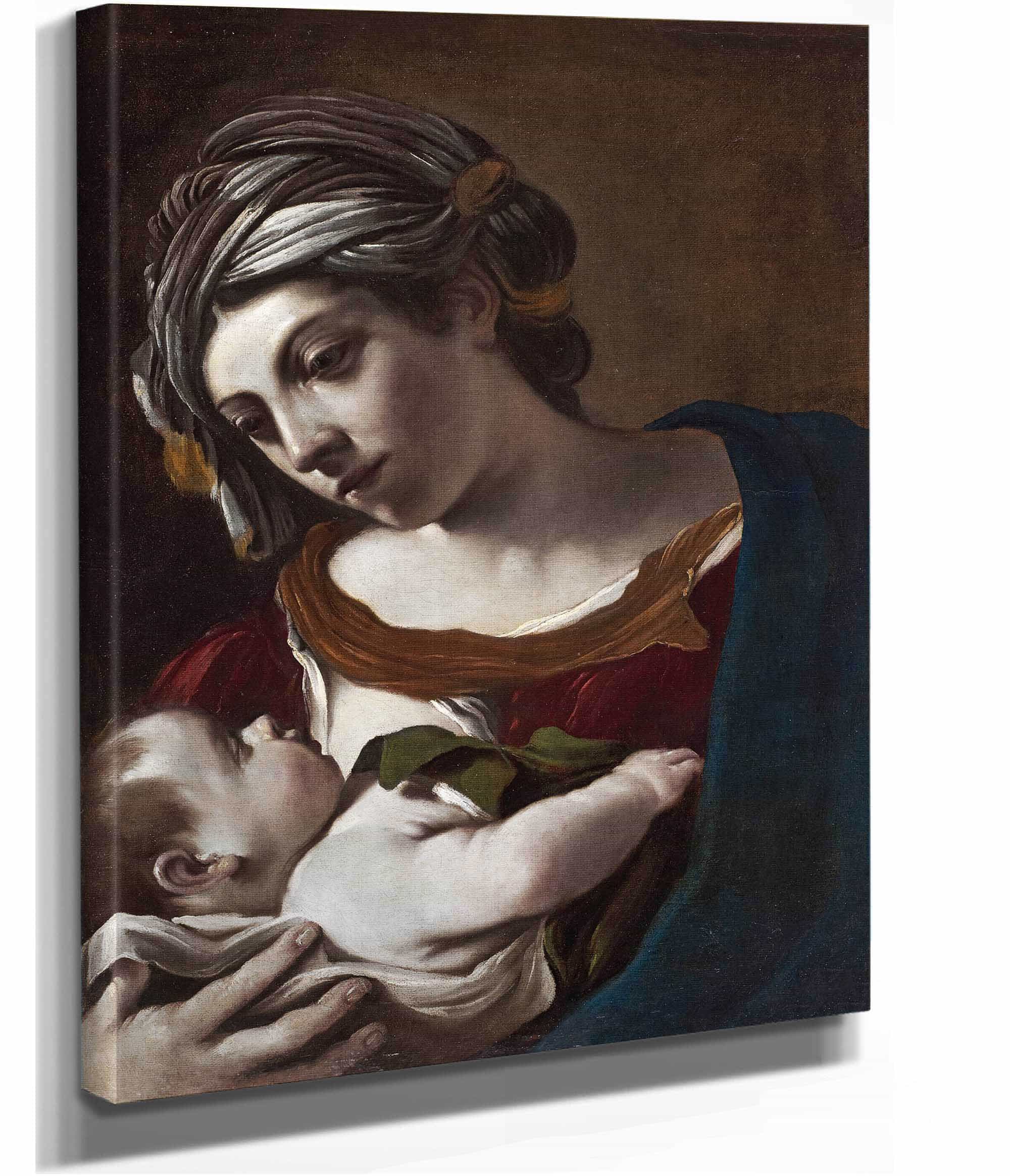 Virgin And Child by Guercino - Image 2