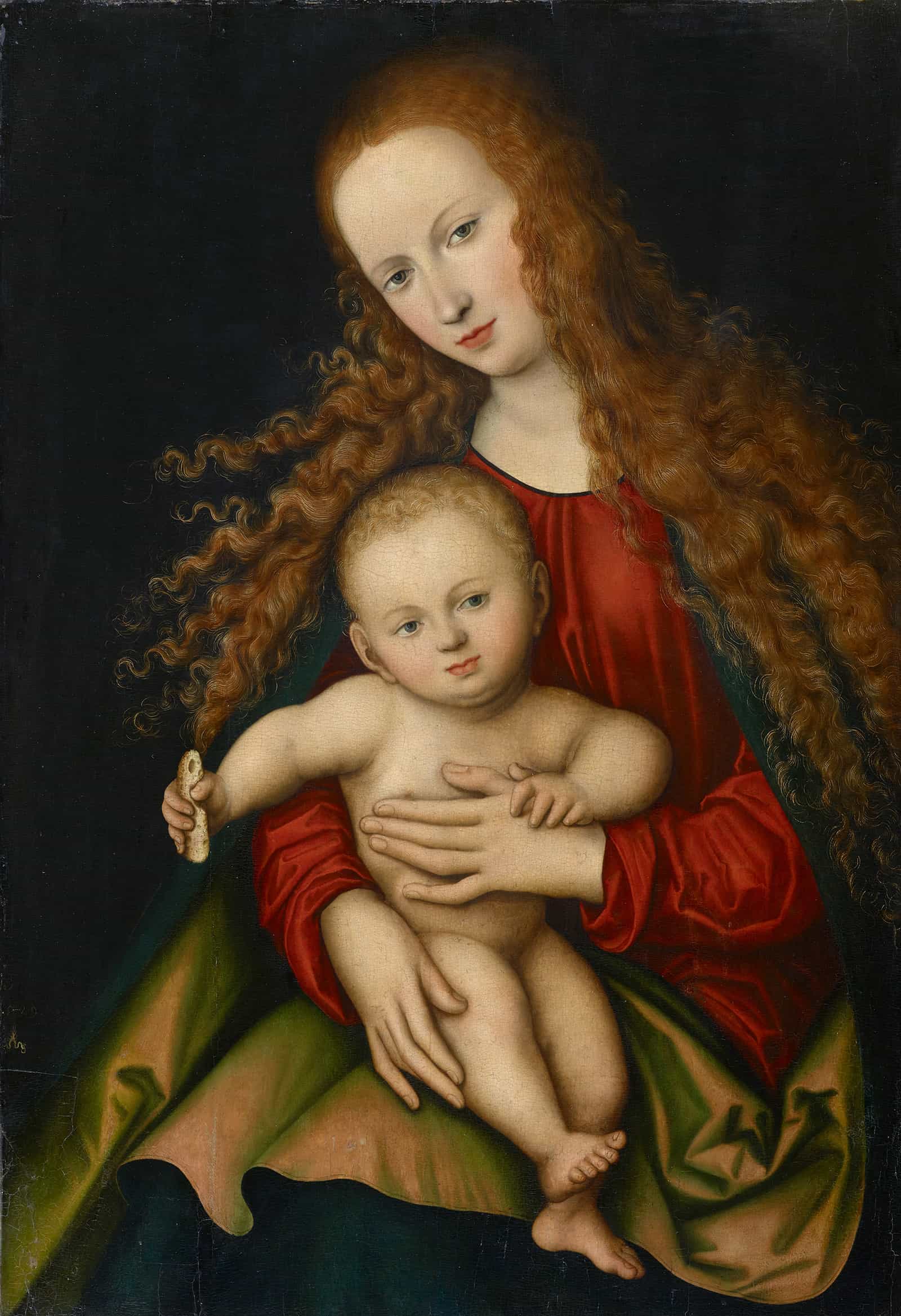 Virgin And Child by Lucas Cranach The Elder - Image 2