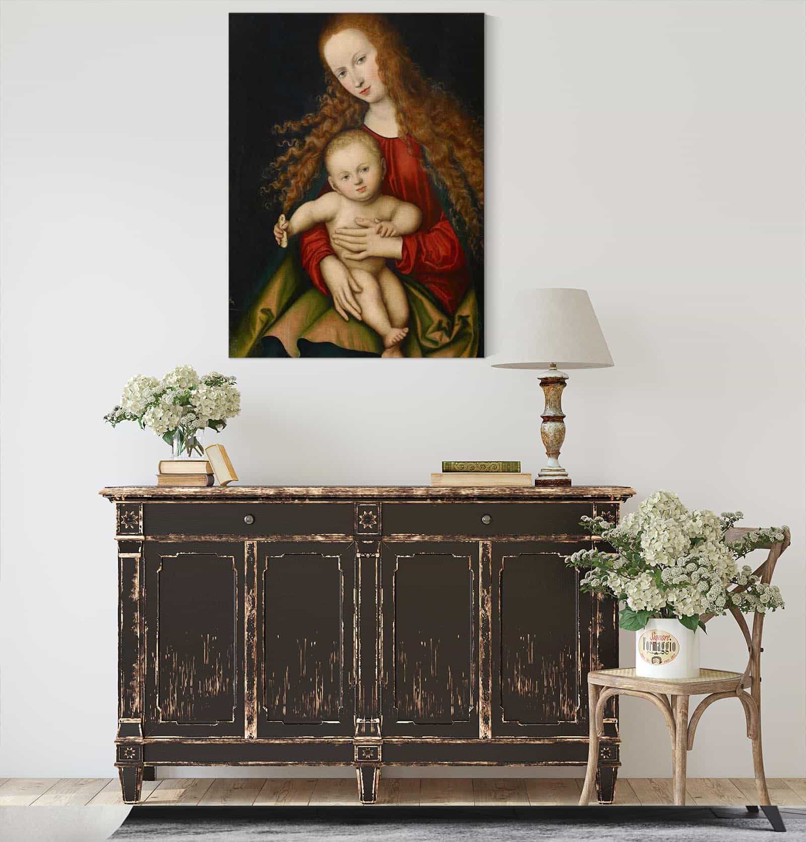 Virgin And Child by Lucas Cranach The Elder - Image 5