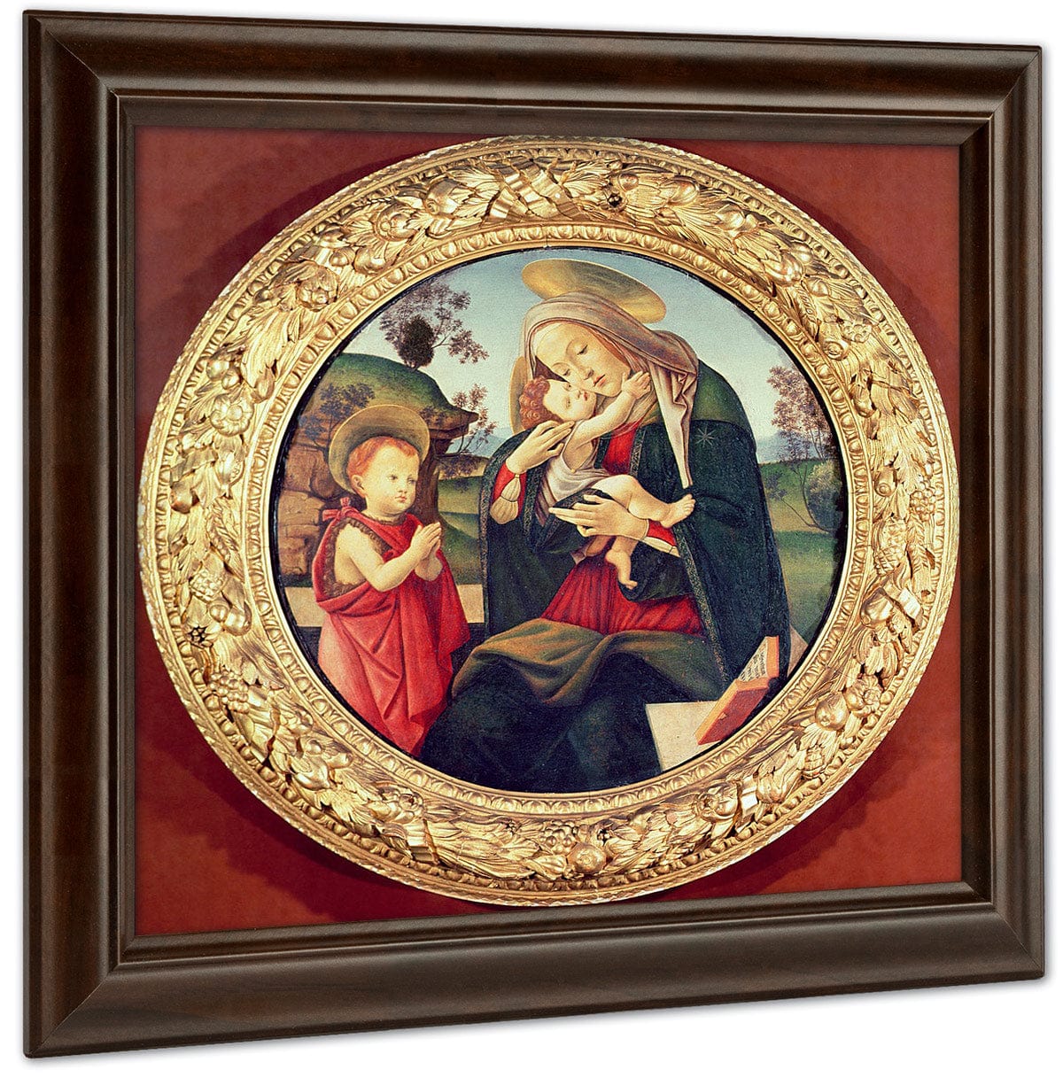 Virgin And Child With John The Baptist By Sandro Botticelli - Image 4