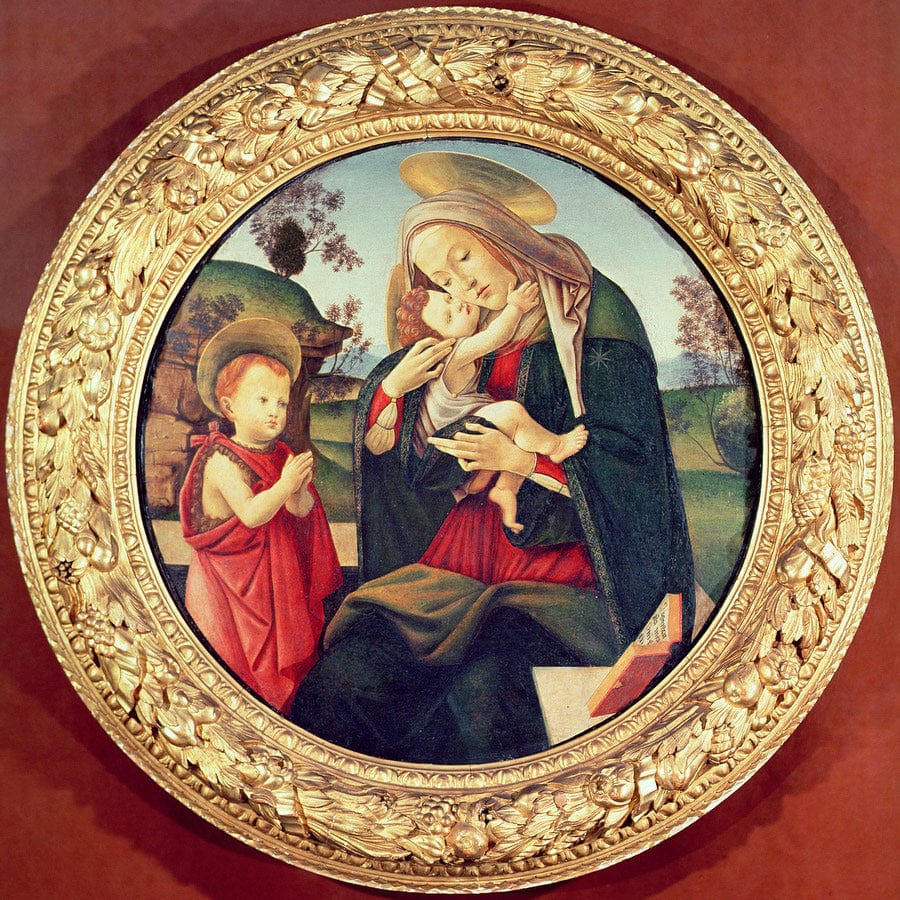 Virgin And Child With John The Baptist By Sandro Botticelli - Image 5