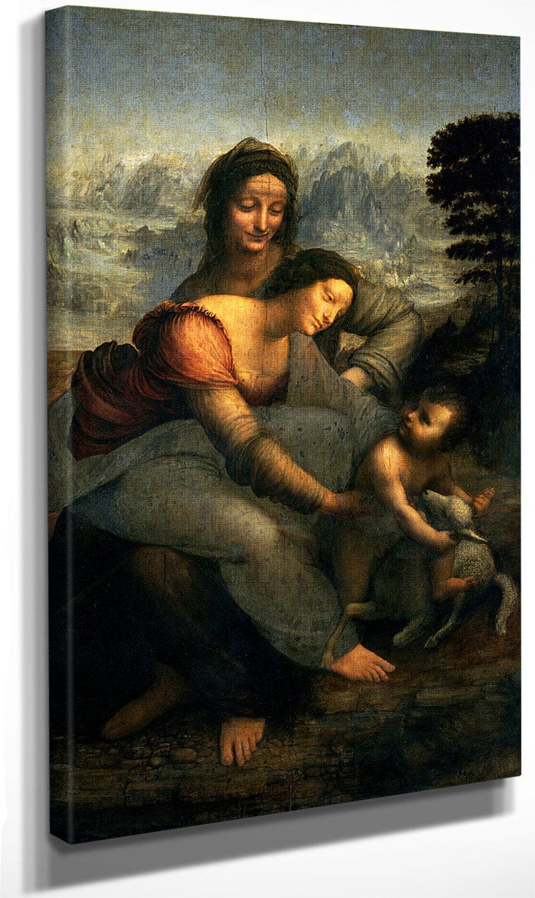 Virgin And Child With St. Anne By Leonardo Da Vinci