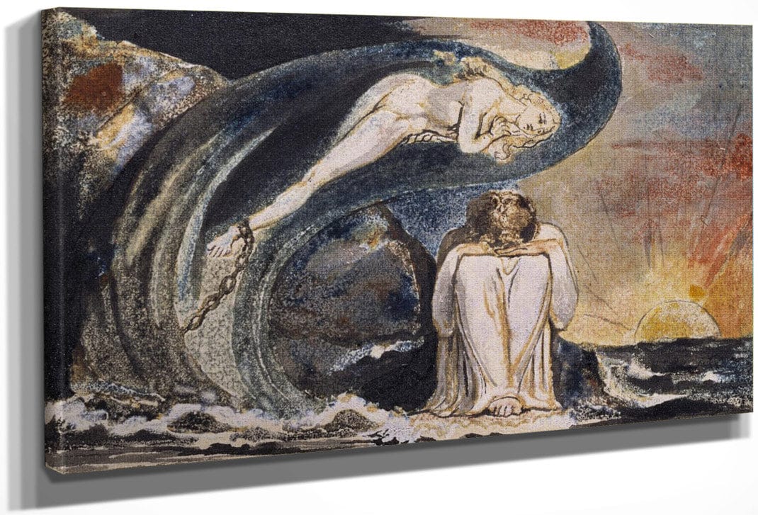 Visions Of The Daughters Of Albion Plate 4 1795 75X115Mm Etching And Watercolor By William Blake