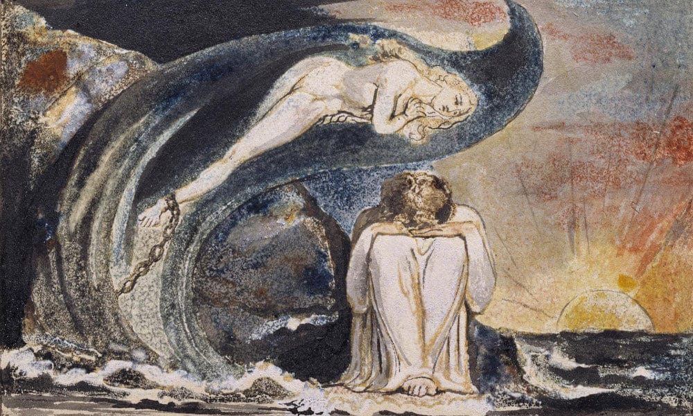 Visions Of The Daughters Of Albion Plate 4 1795 75X115Mm Etching And Watercolor By William Blake - Image 7