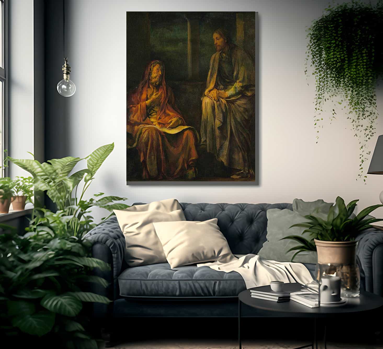 Visit Of Nicodemus To Christ By John La Farge - Image 2