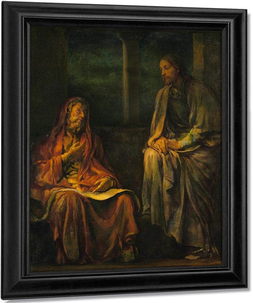 Visit Of Nicodemus To Christ By John La Farge - Image 7