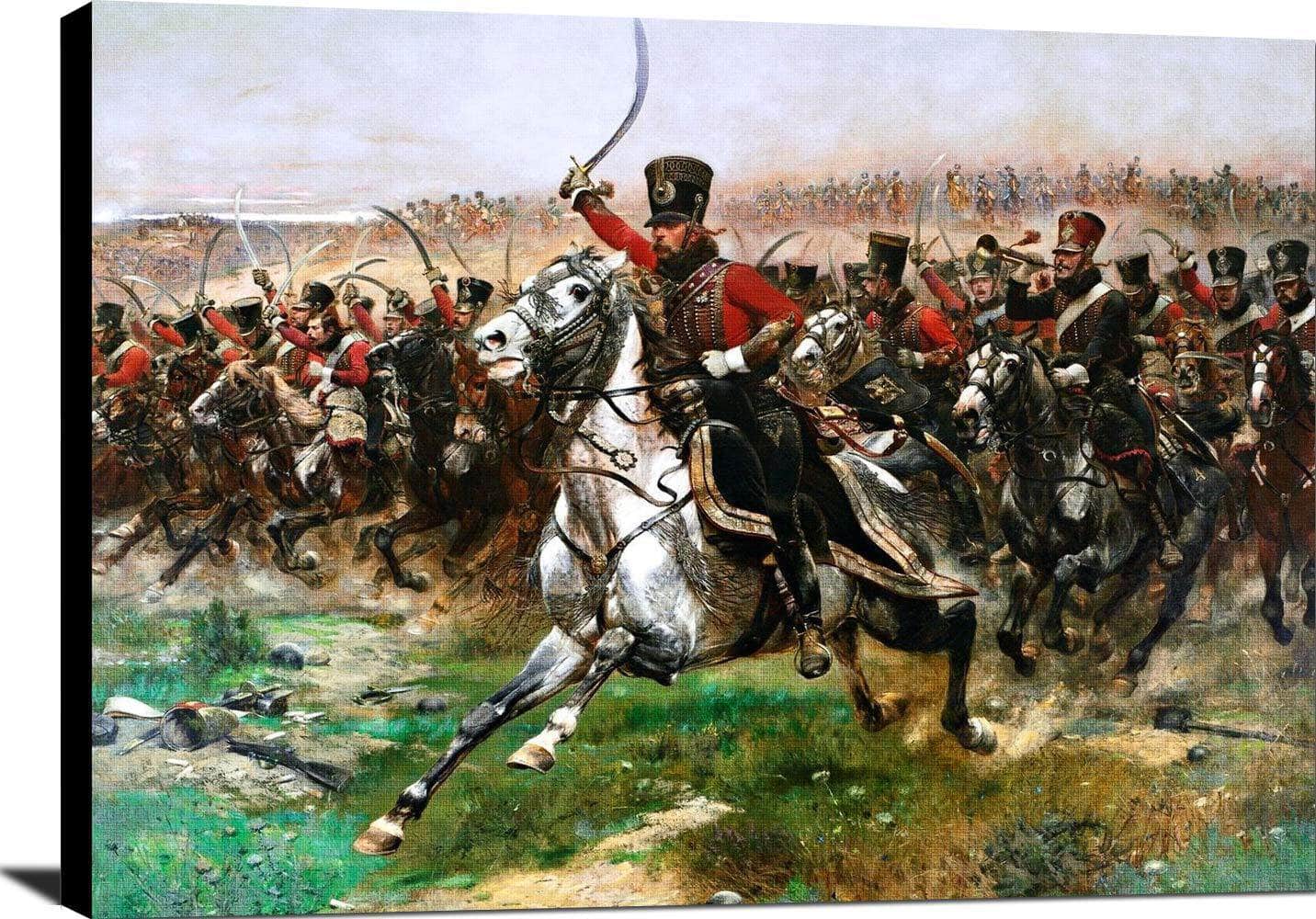 Vive L'empereur Battle Of Friedland Painting Edouard Detaille Canvas Art - Image 2