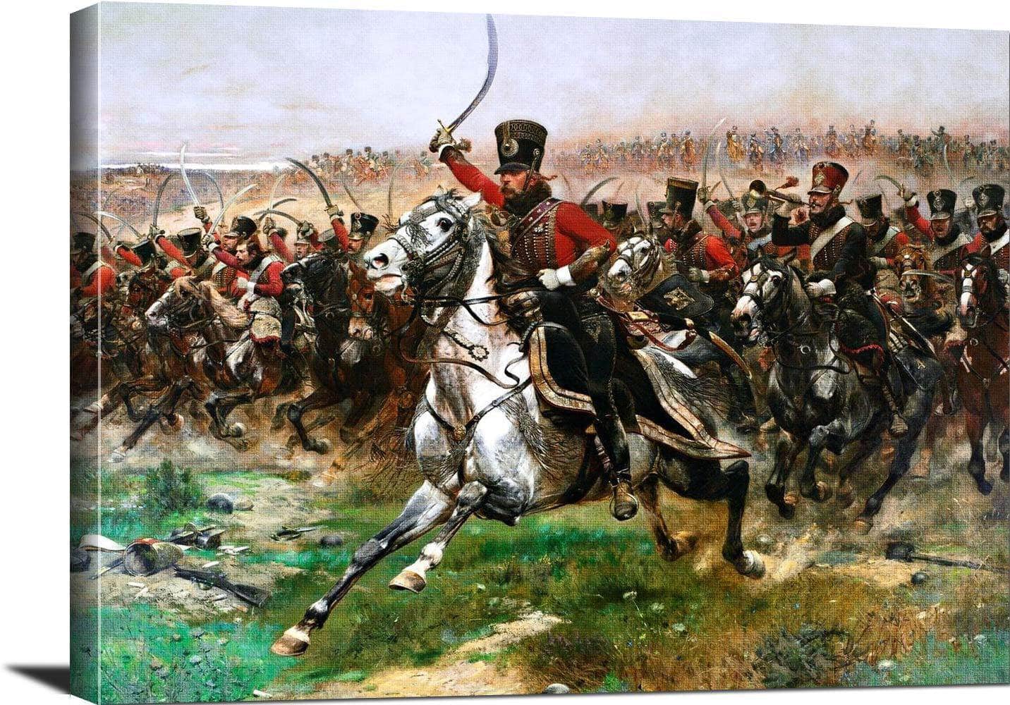 Vive L'empereur Battle Of Friedland Painting Edouard Detaille Canvas Art - Image 3