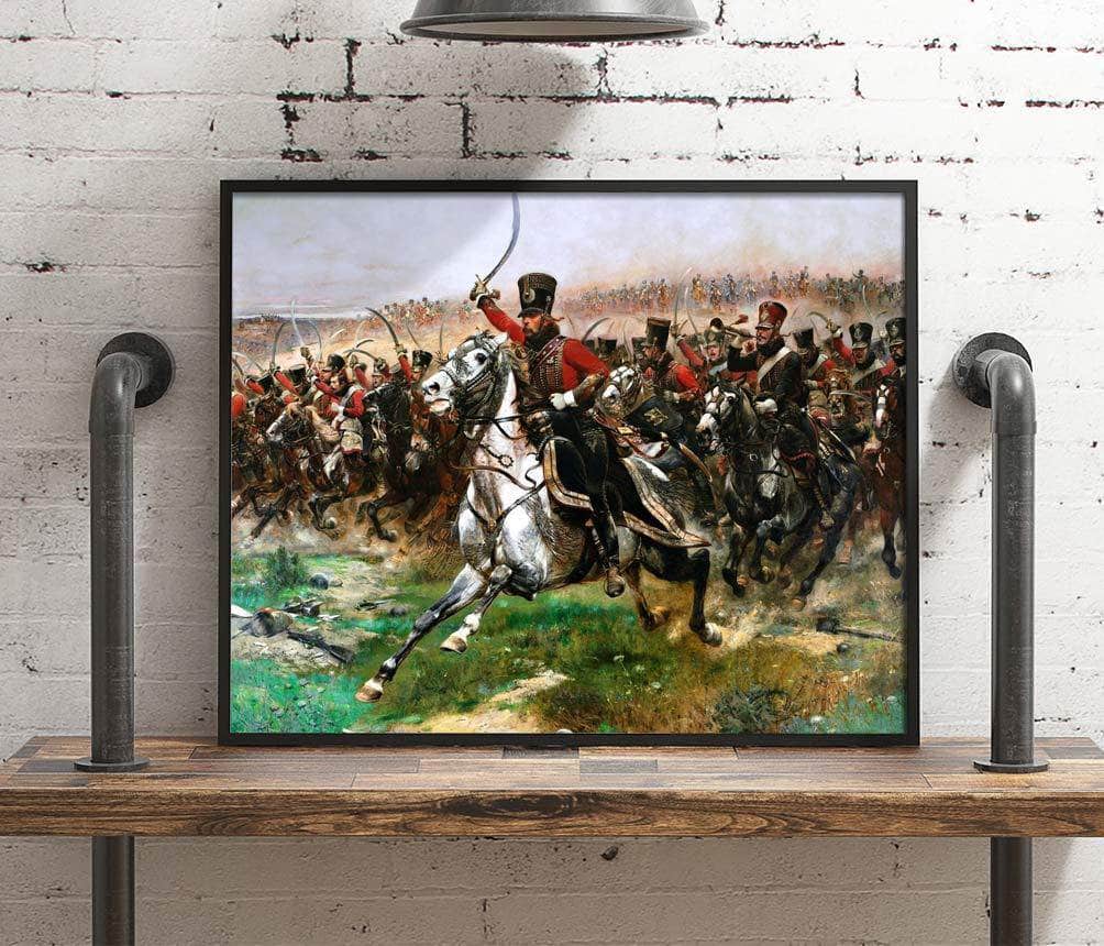 Vive L'empereur Battle Of Friedland Painting Edouard Detaille Canvas Art - Image 4