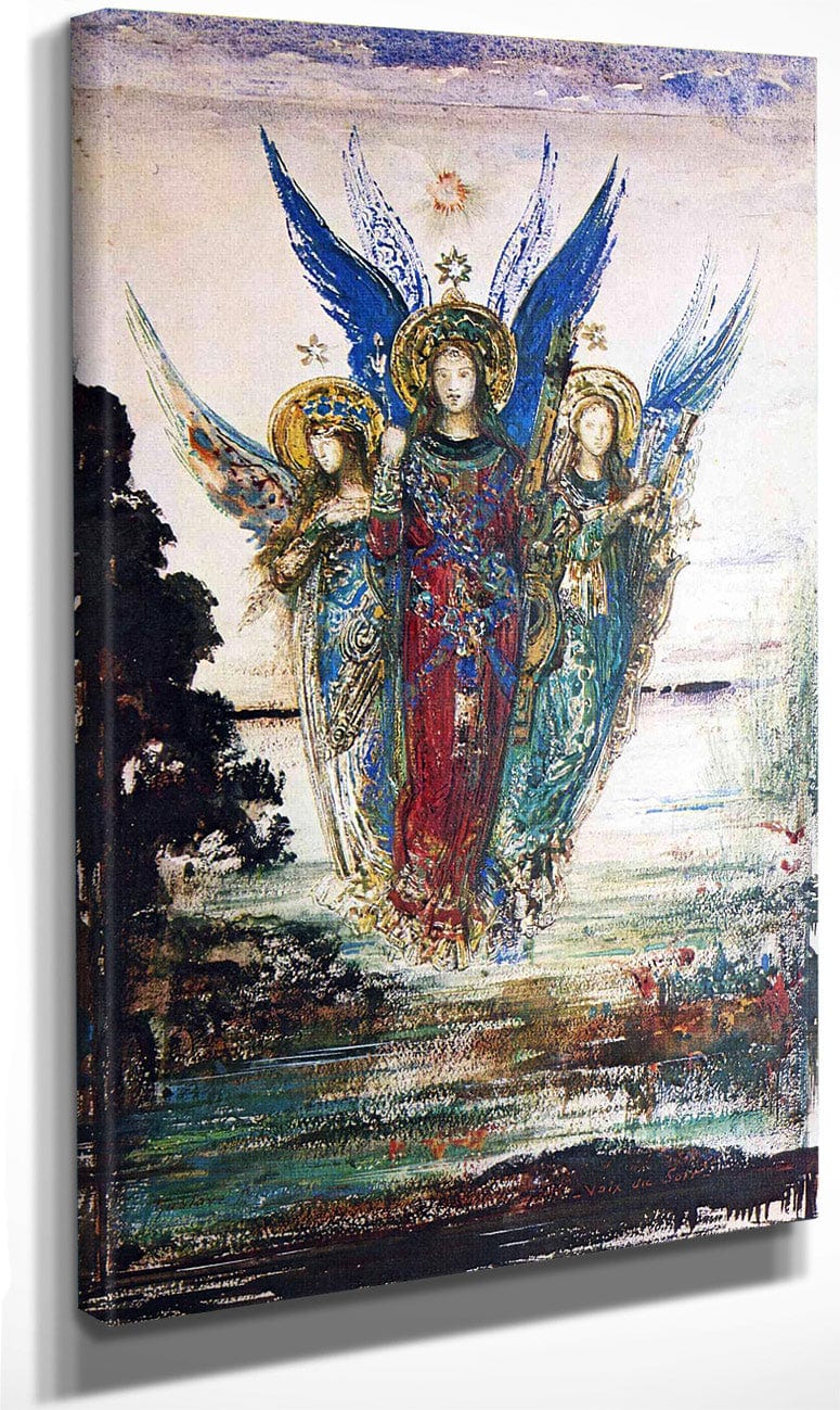 Voices Of Evening 1885 By Gustave Moreau