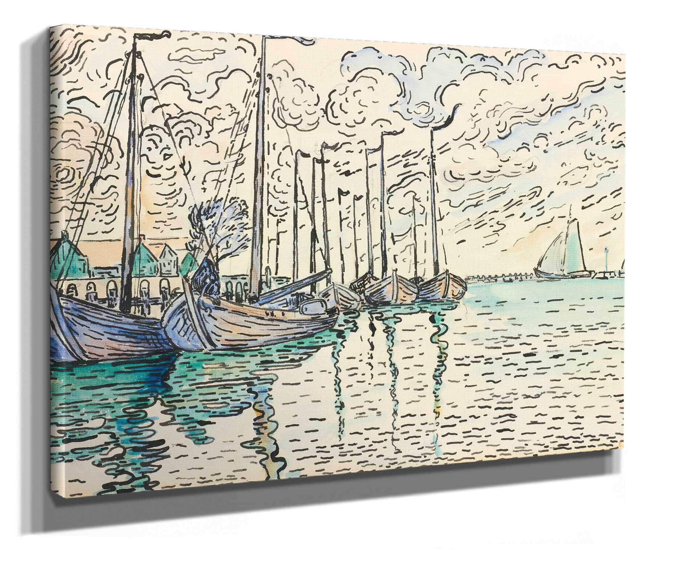 Volendam Barques De Peche by Paul Signac - Image 2