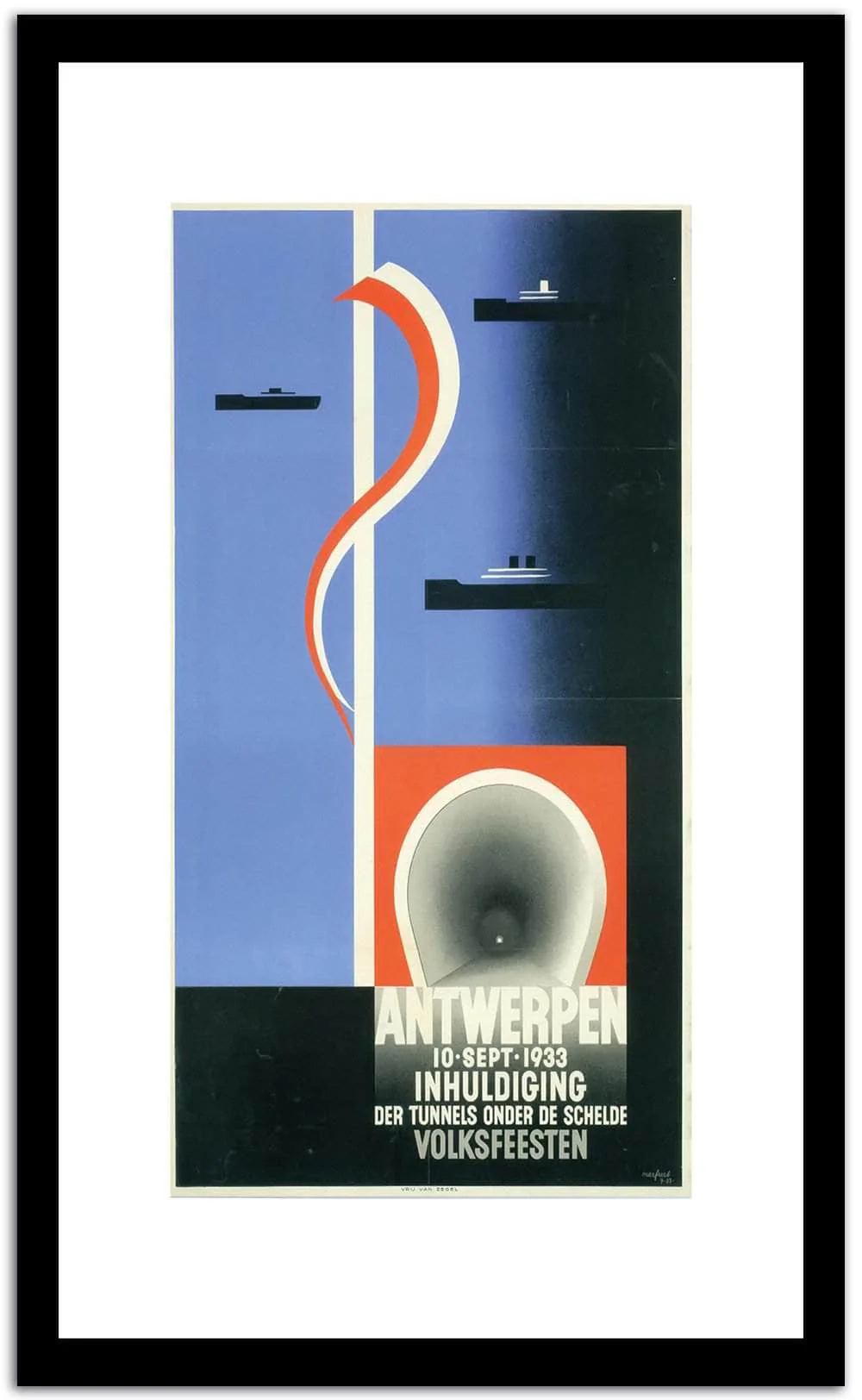 Volksfeesten Vintage Poster