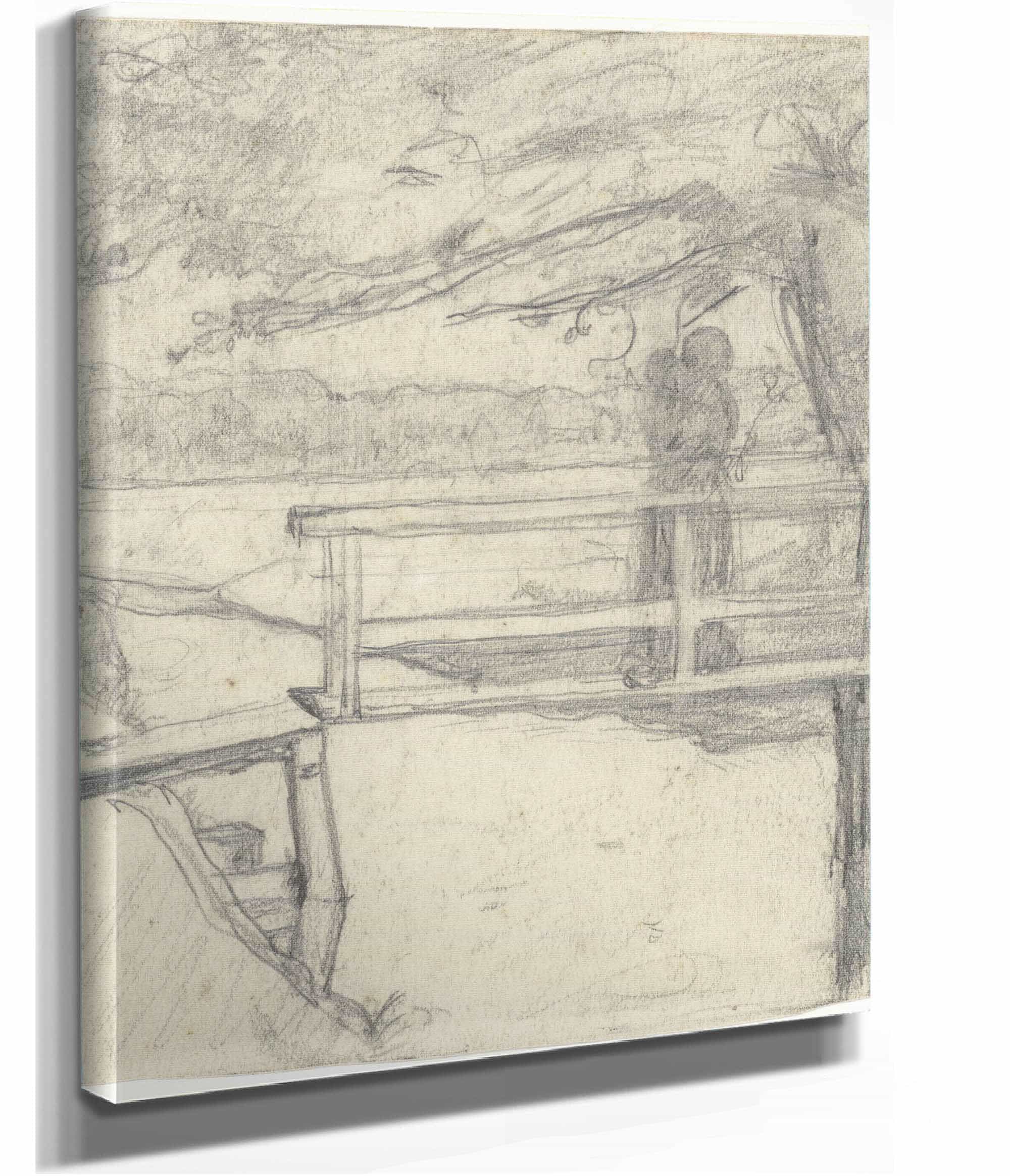 Vrouw Met Kind Op Een Bruggetje by Richard Nicolaus Roland Holst - Image 2