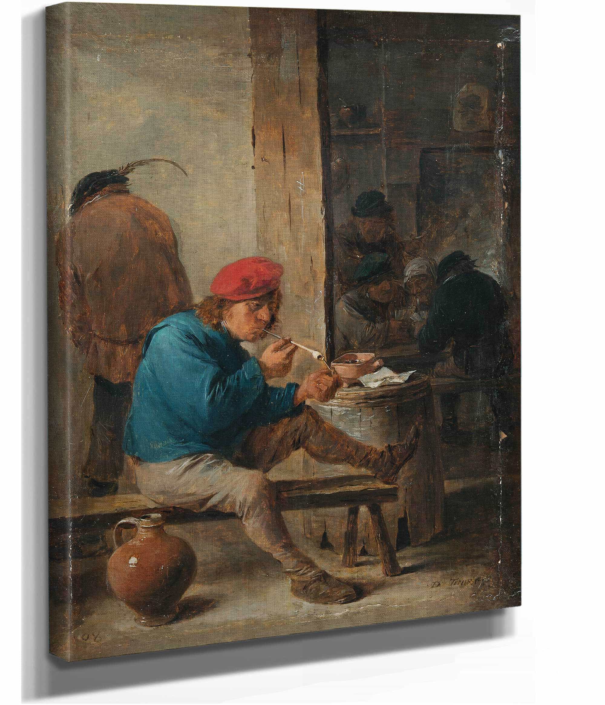 Vtavern Scene With Smokers S by David Teniers The Younger - Image 2