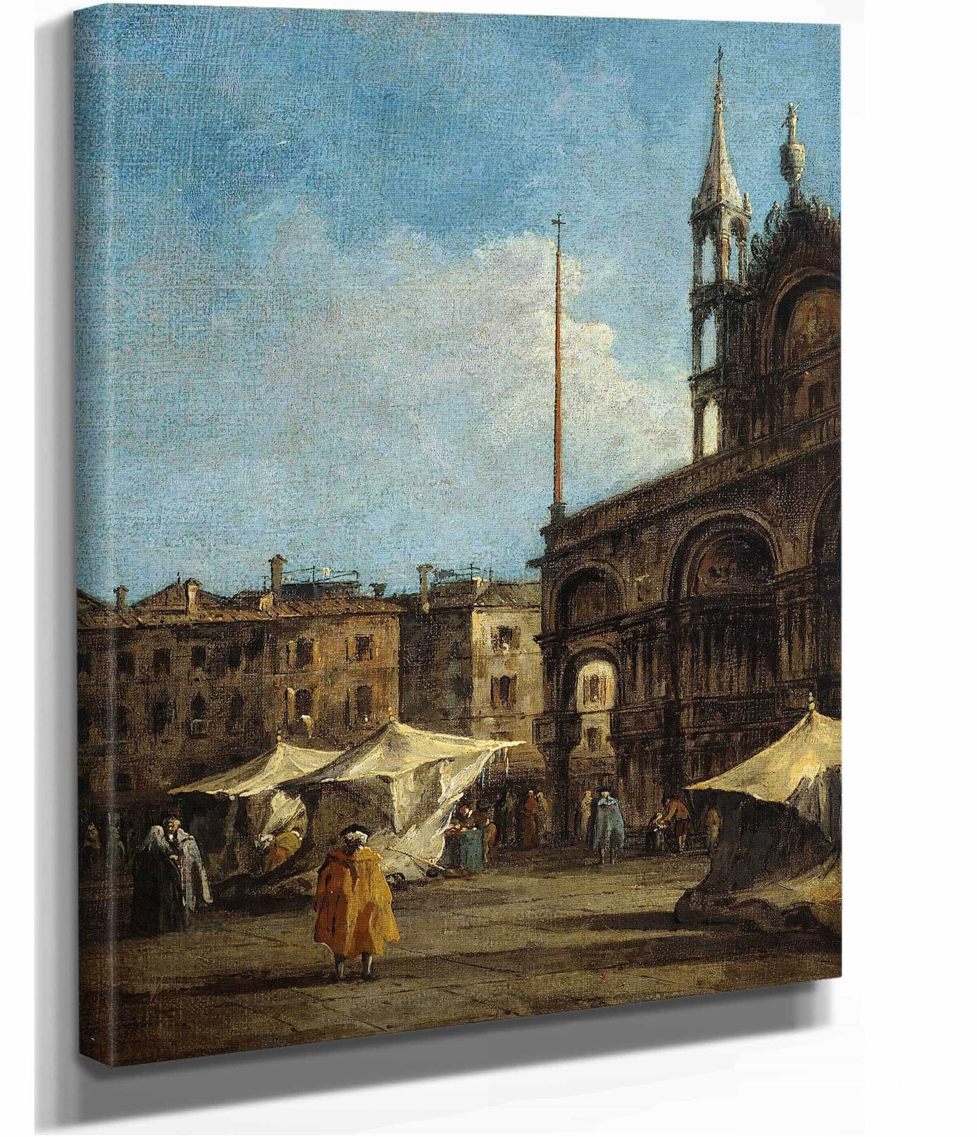 Vue De La Place Saint Marc A Venise by Francesco Guardi - Image 2