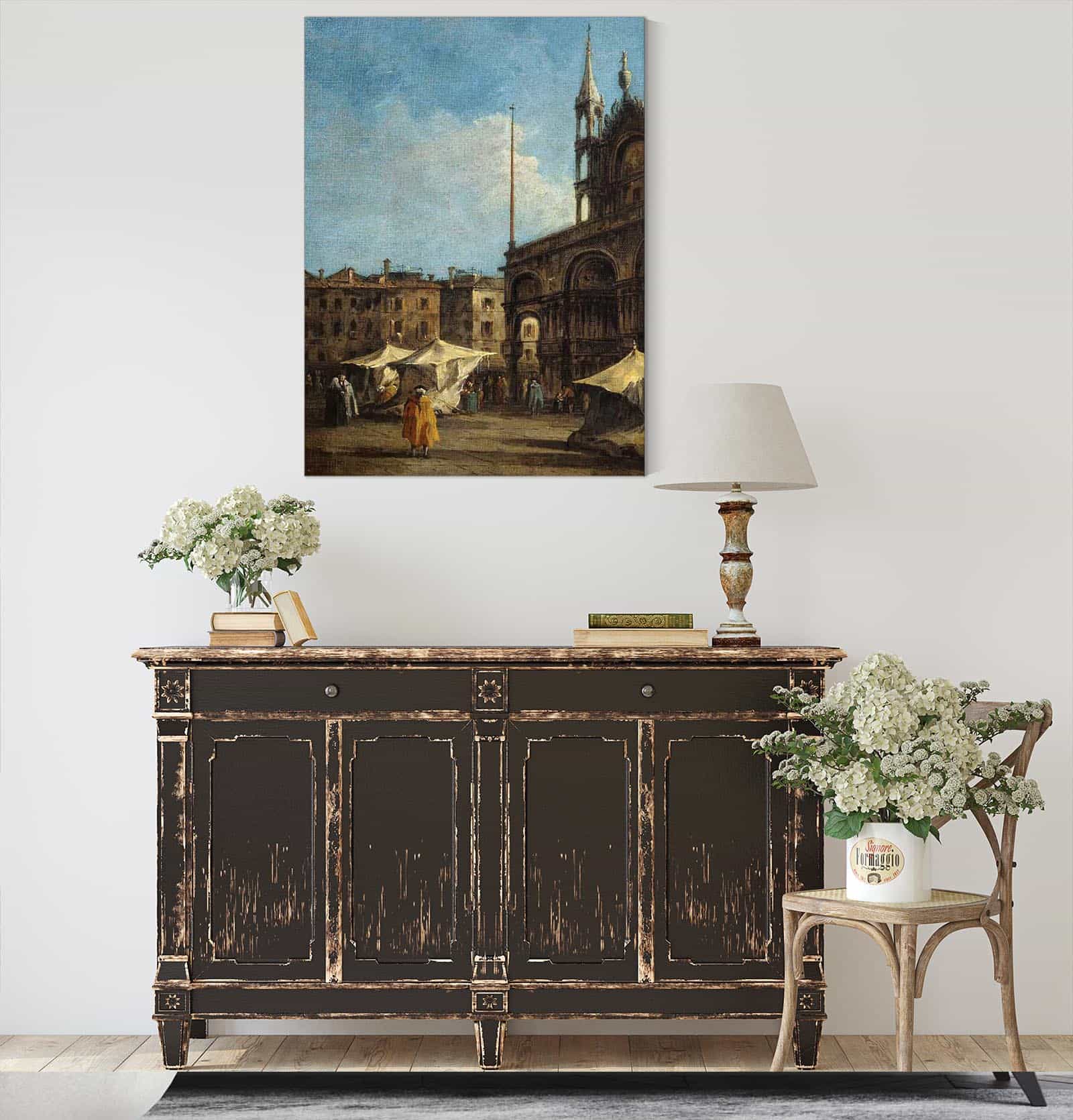 Vue De La Place Saint Marc A Venise by Francesco Guardi - Image 4