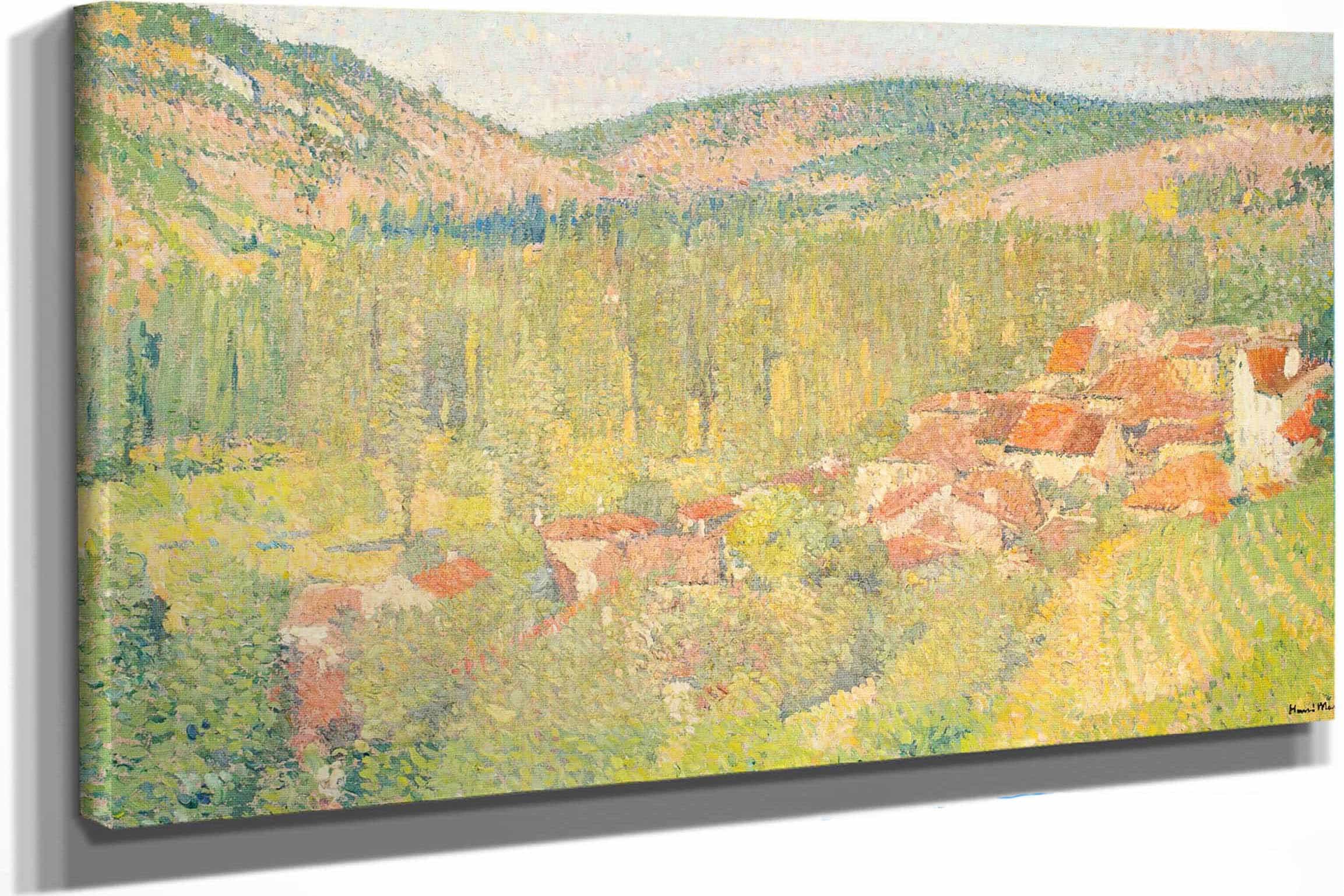 Vue De Labastide Du Vert by Henri Martin