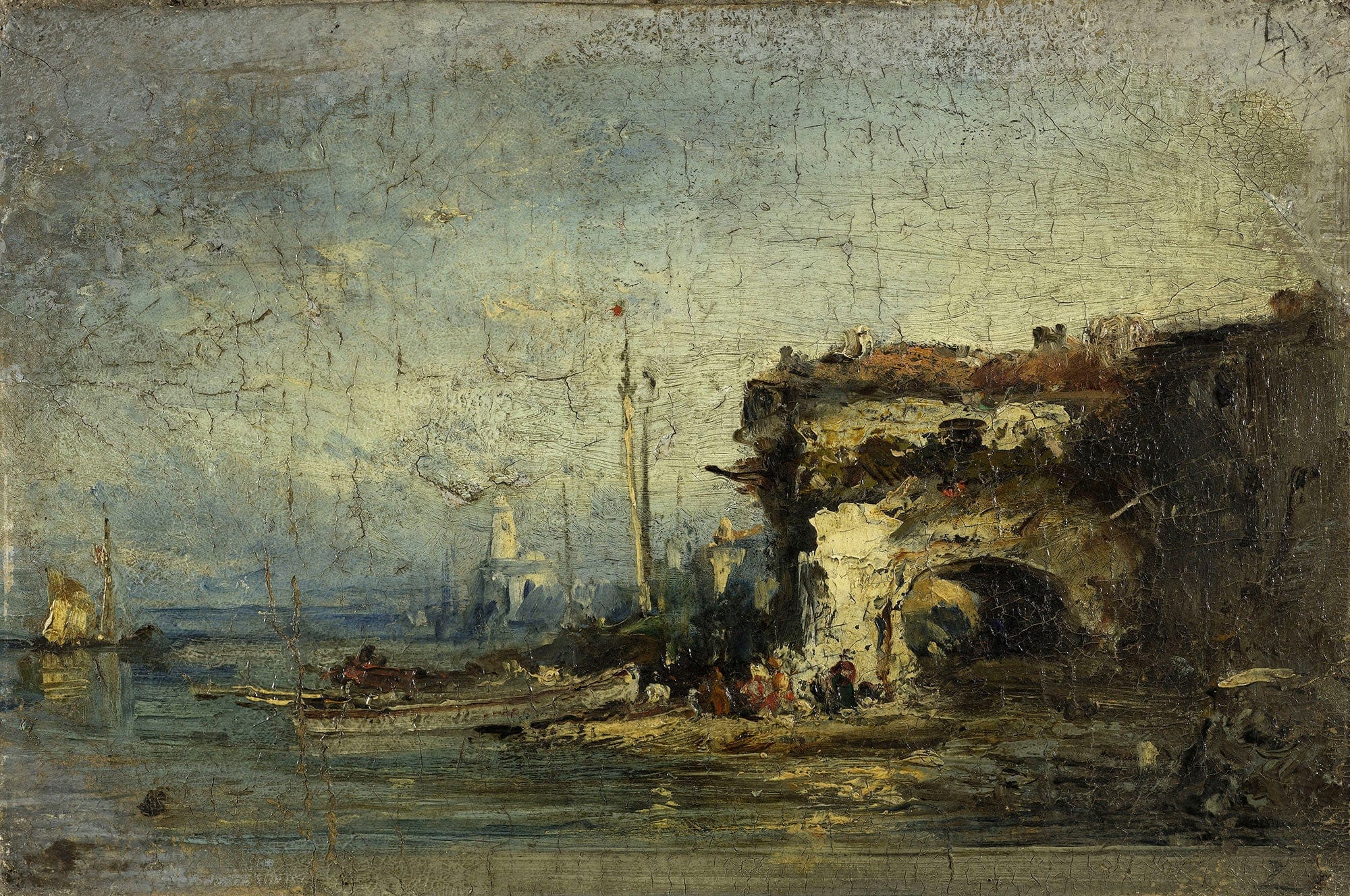 Vue Ditalie La Vieille Porte by Felix Ziem - Image 2