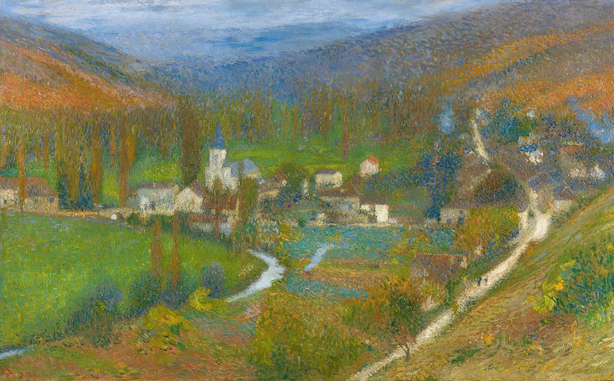 Vue Generale De Labastide Du Vert Du Haut Du Parc De Marquayrol by Henri Martin - Image 2