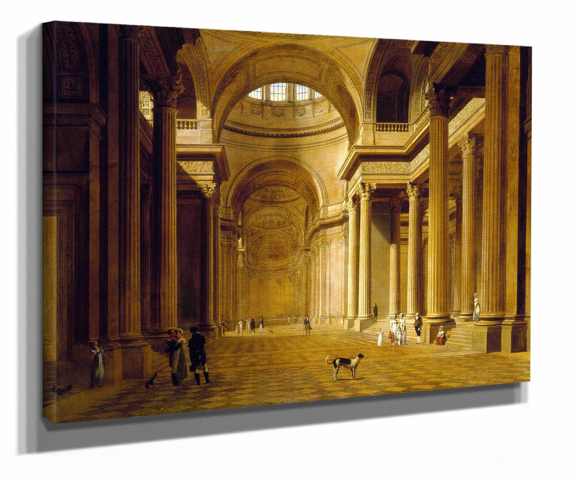 Vue Interieure Du Pantheon by Louis Leopold Boilly - Image 2