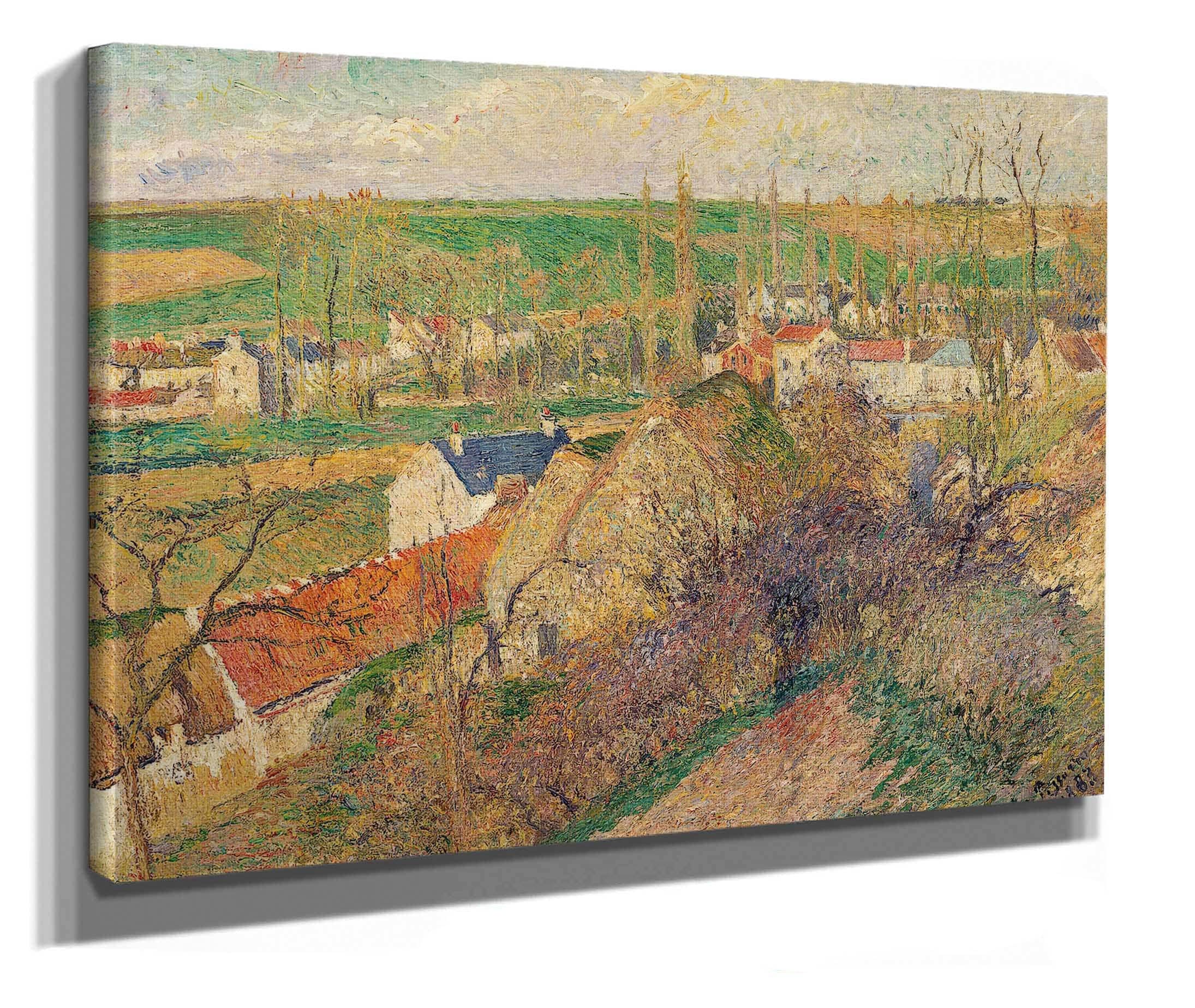 Vue Sur Le Village Dosny by Camille Pissarro - Image 6