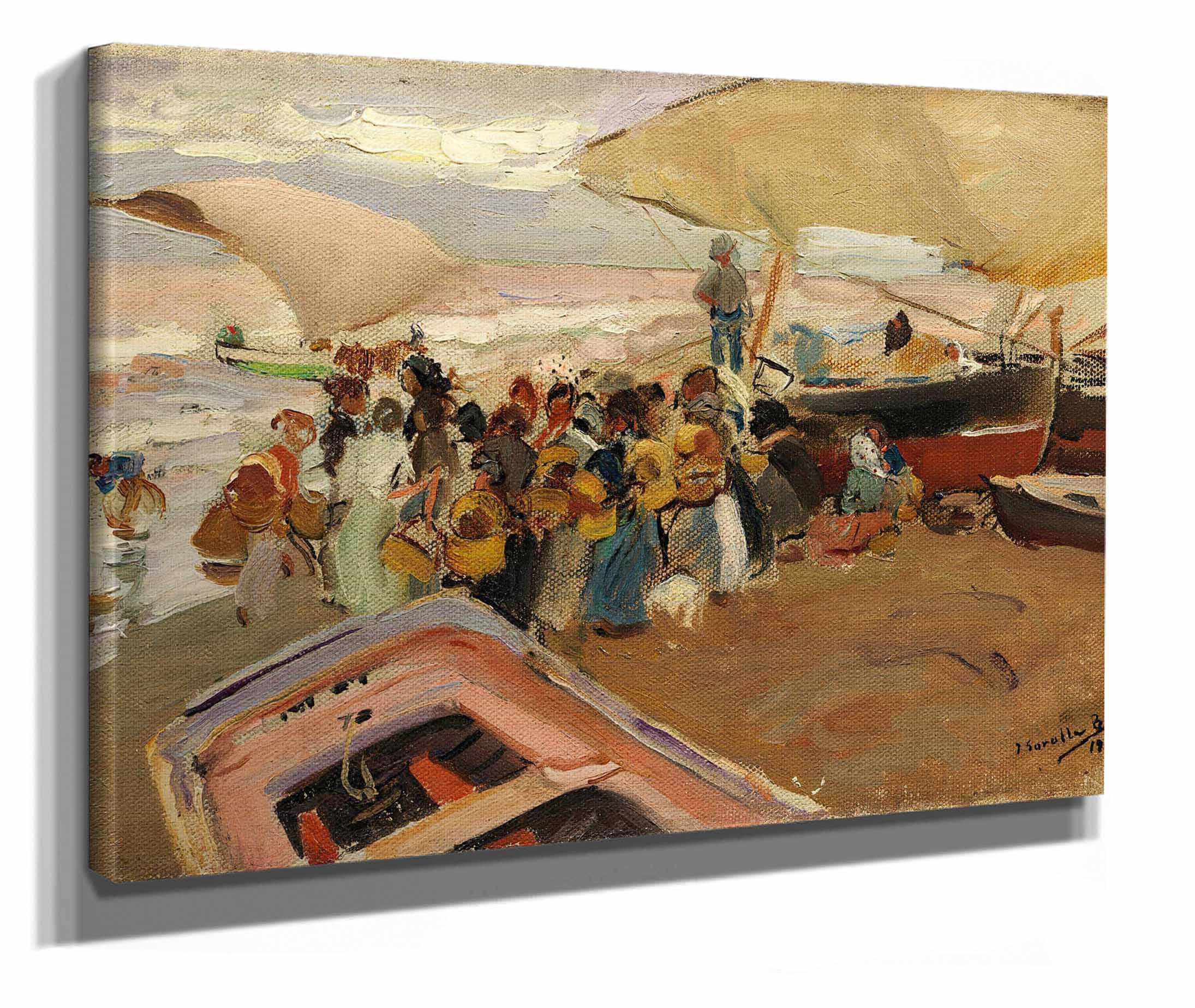 Vuelta De La Pesca Return Of The Catch by Joaquin Sorolla - Image 2