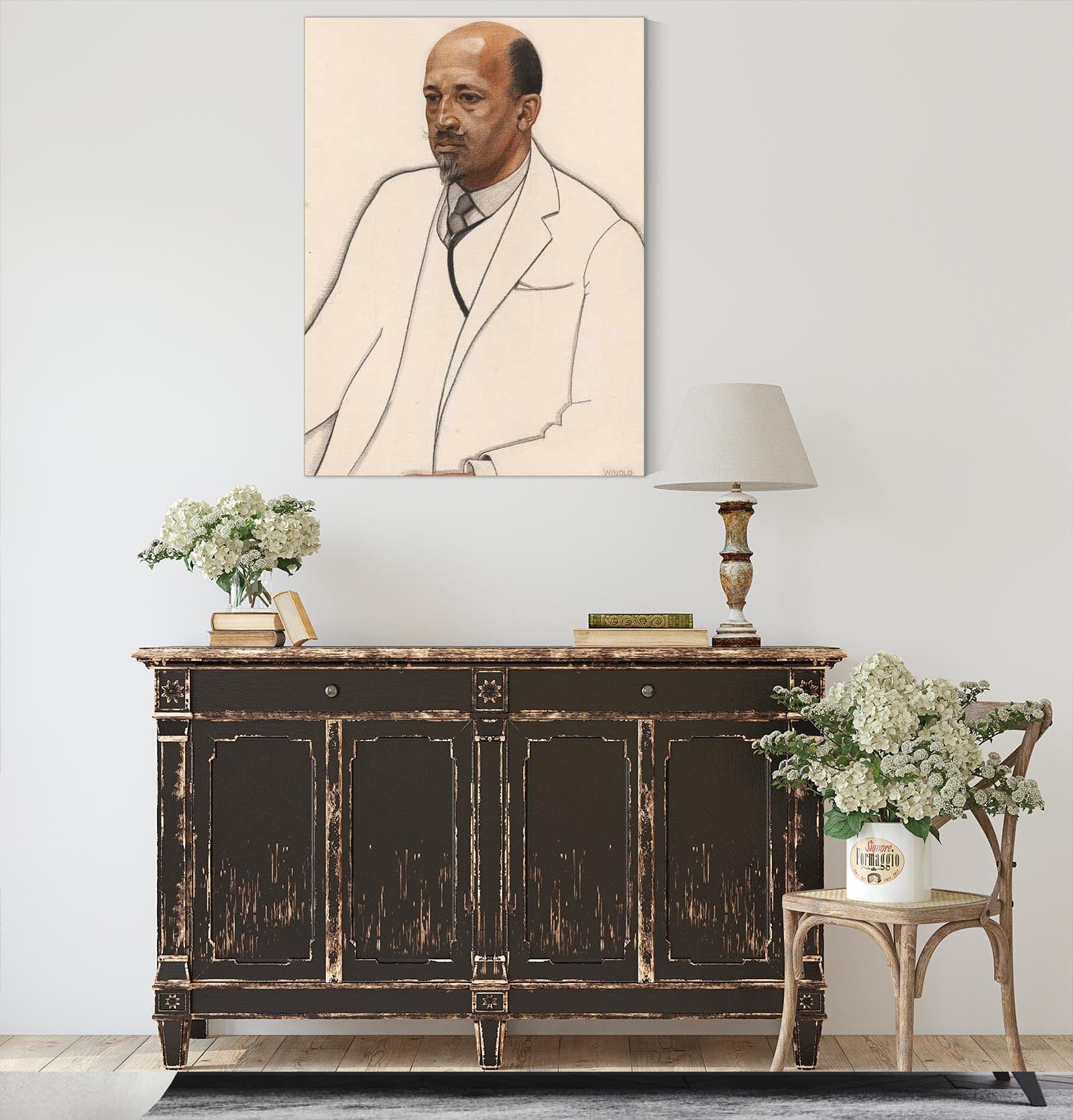 W E B Du Bois by Winold Reiss - Image 4