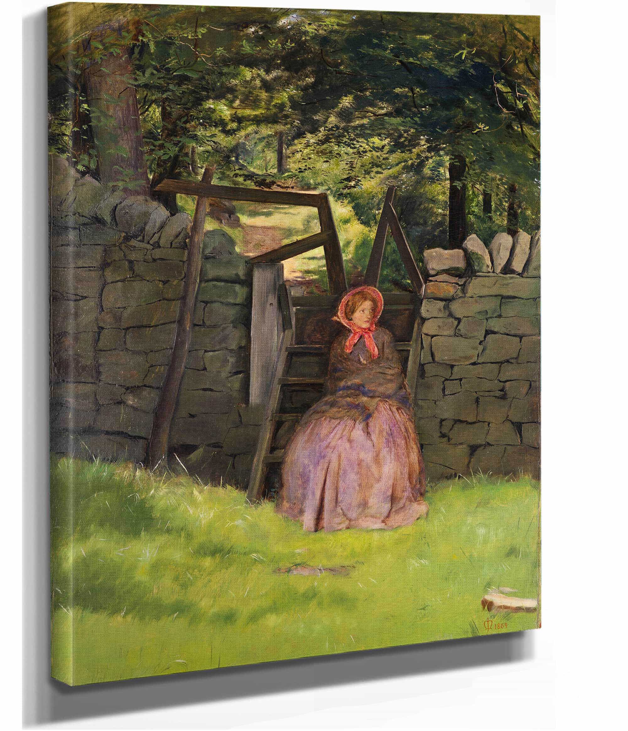 Waiting by Sir John Everett Millais - Image 2