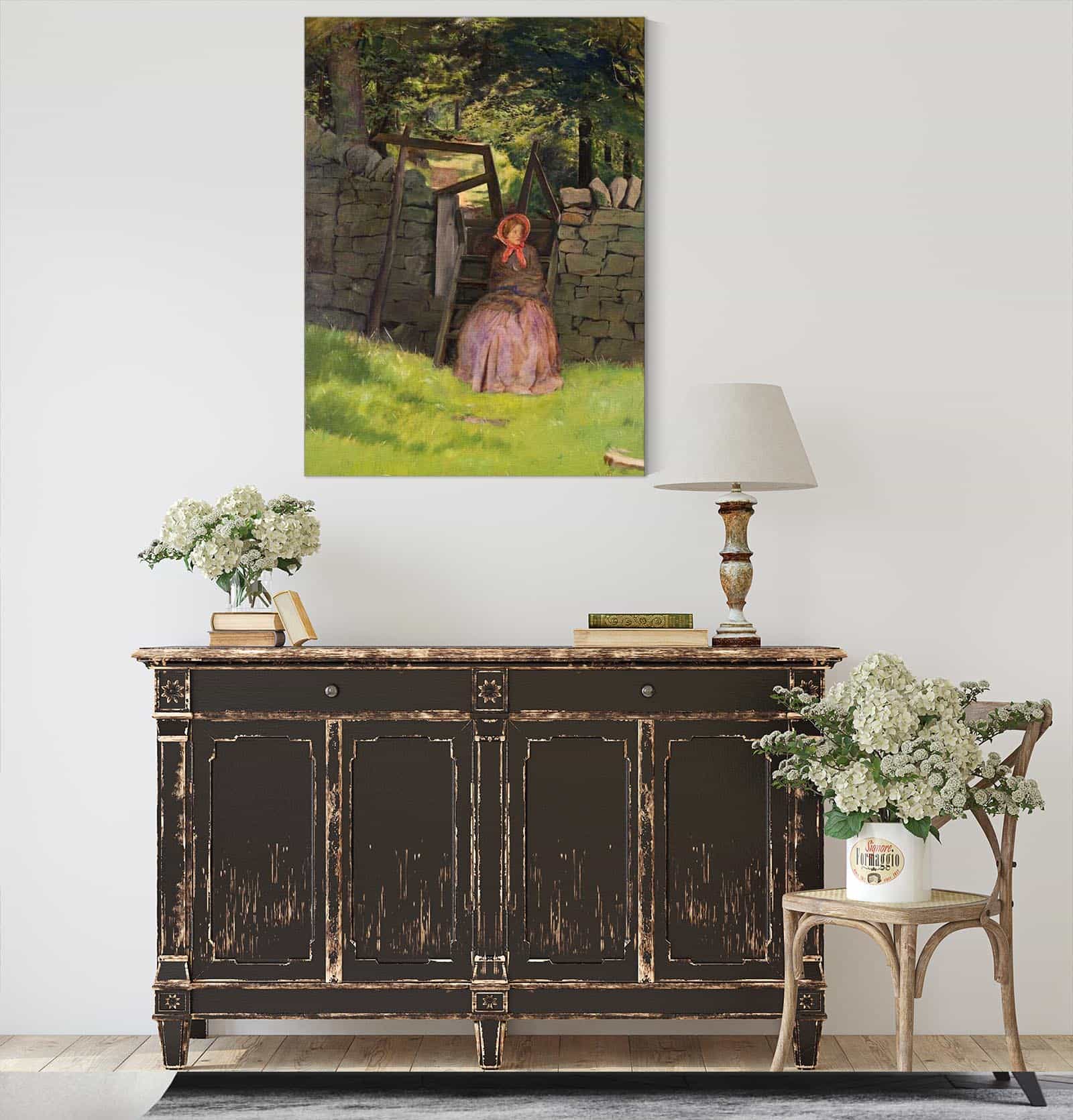 Waiting by Sir John Everett Millais - Image 4