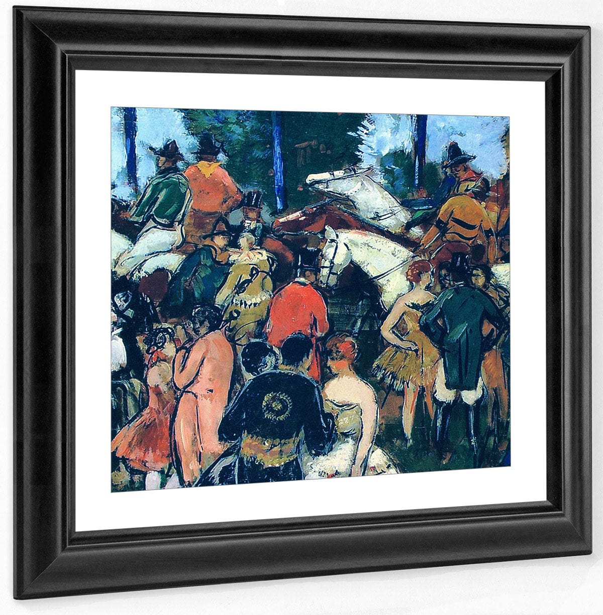 Waiting For The Show 1917 By Gifford Beal - Image 2
