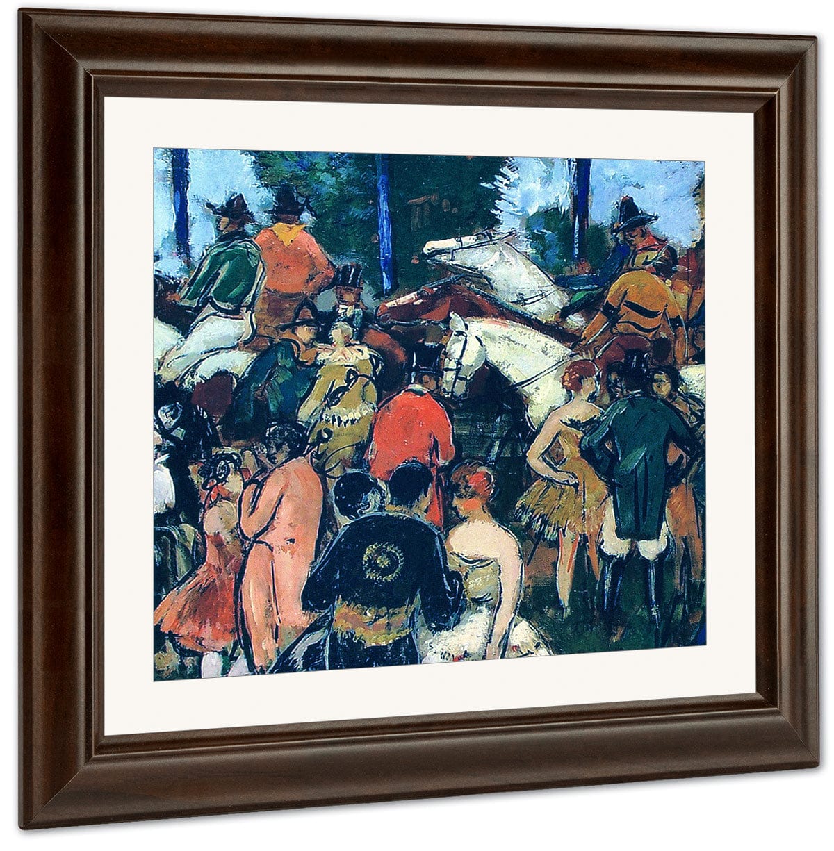 Waiting For The Show 1917 By Gifford Beal - Image 3