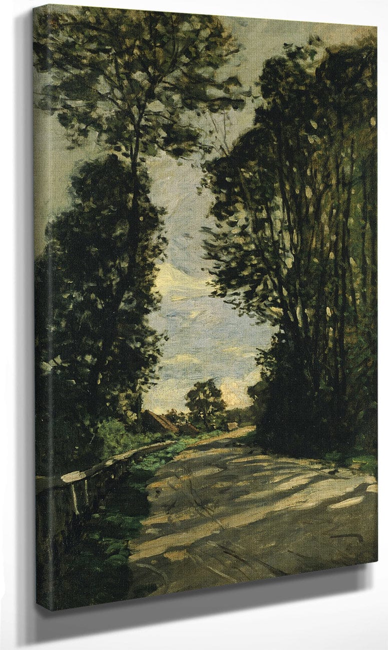 Walk (Road Of The Farm Saint Simeon) By Claude Monet