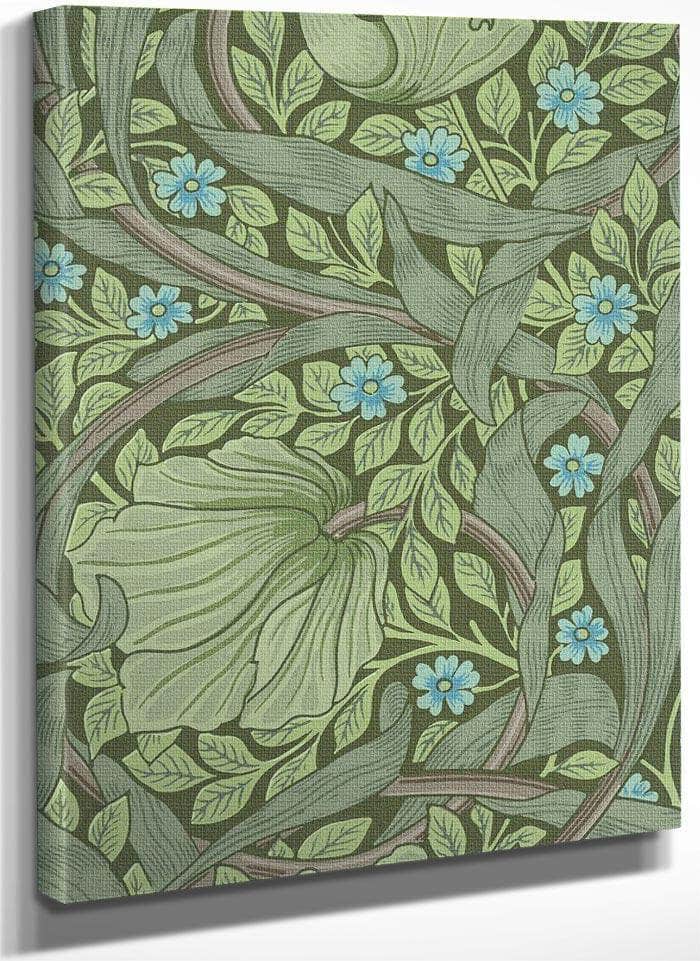 Wallpaper Sample With Forget Me Nots By William Morris