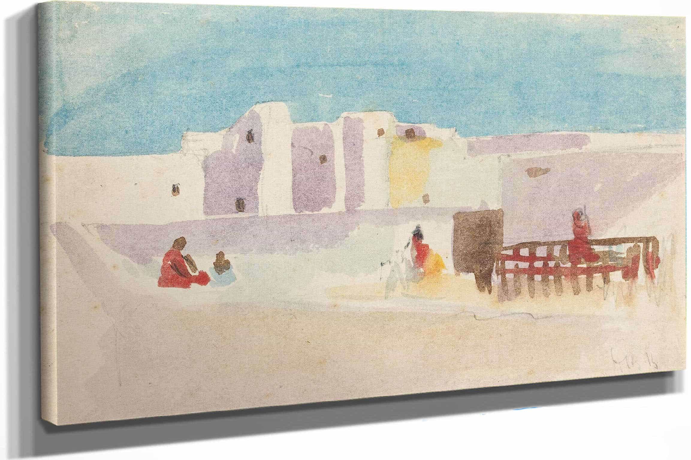 Walls Of A North African City by Hercules Brabazon Brabazon