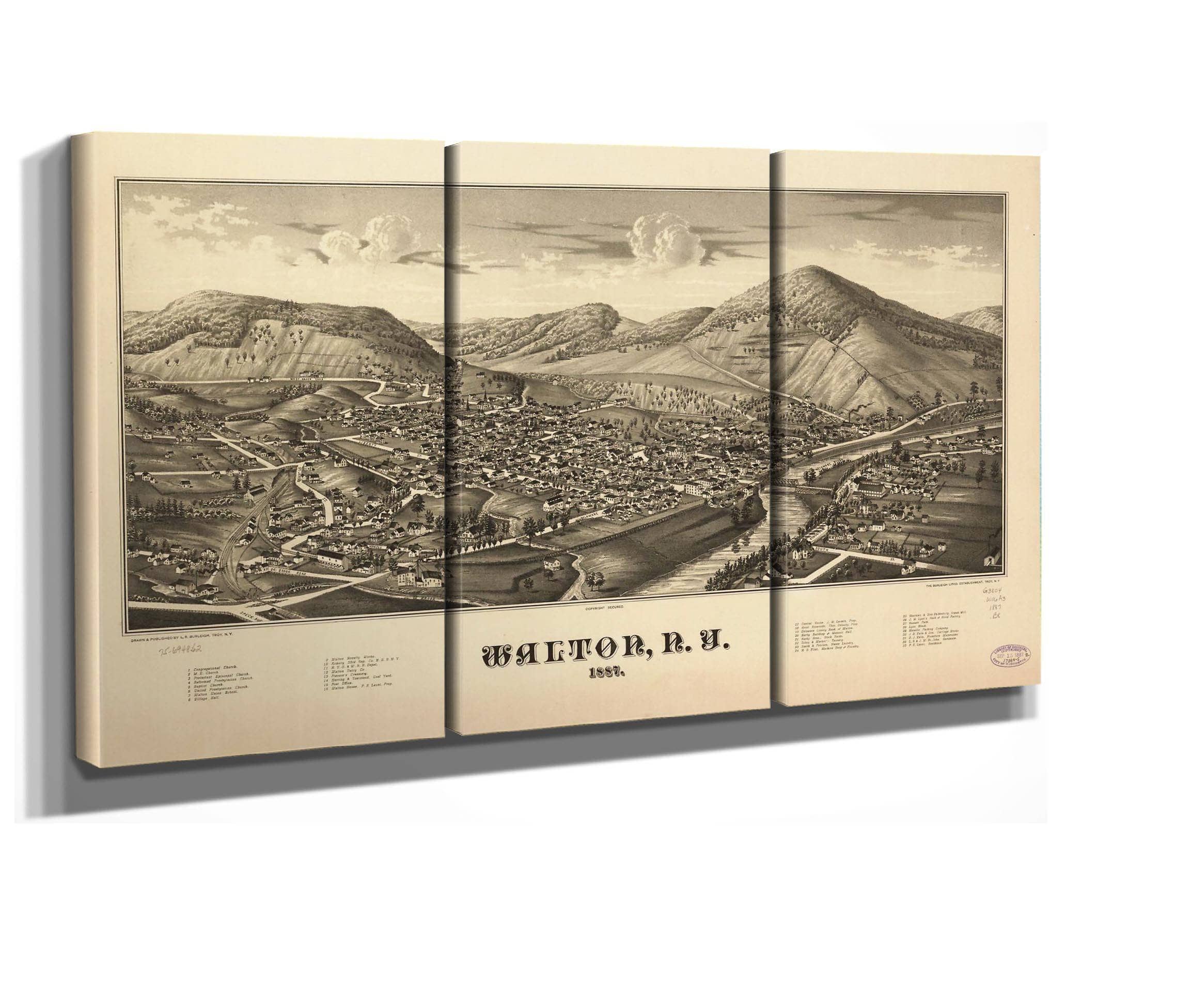 Walton Ny 1887  State Of New York - Image 2