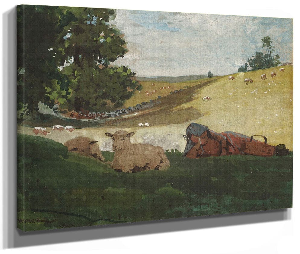 Warm Afternoon (Shepherdess) By Winslow Homer