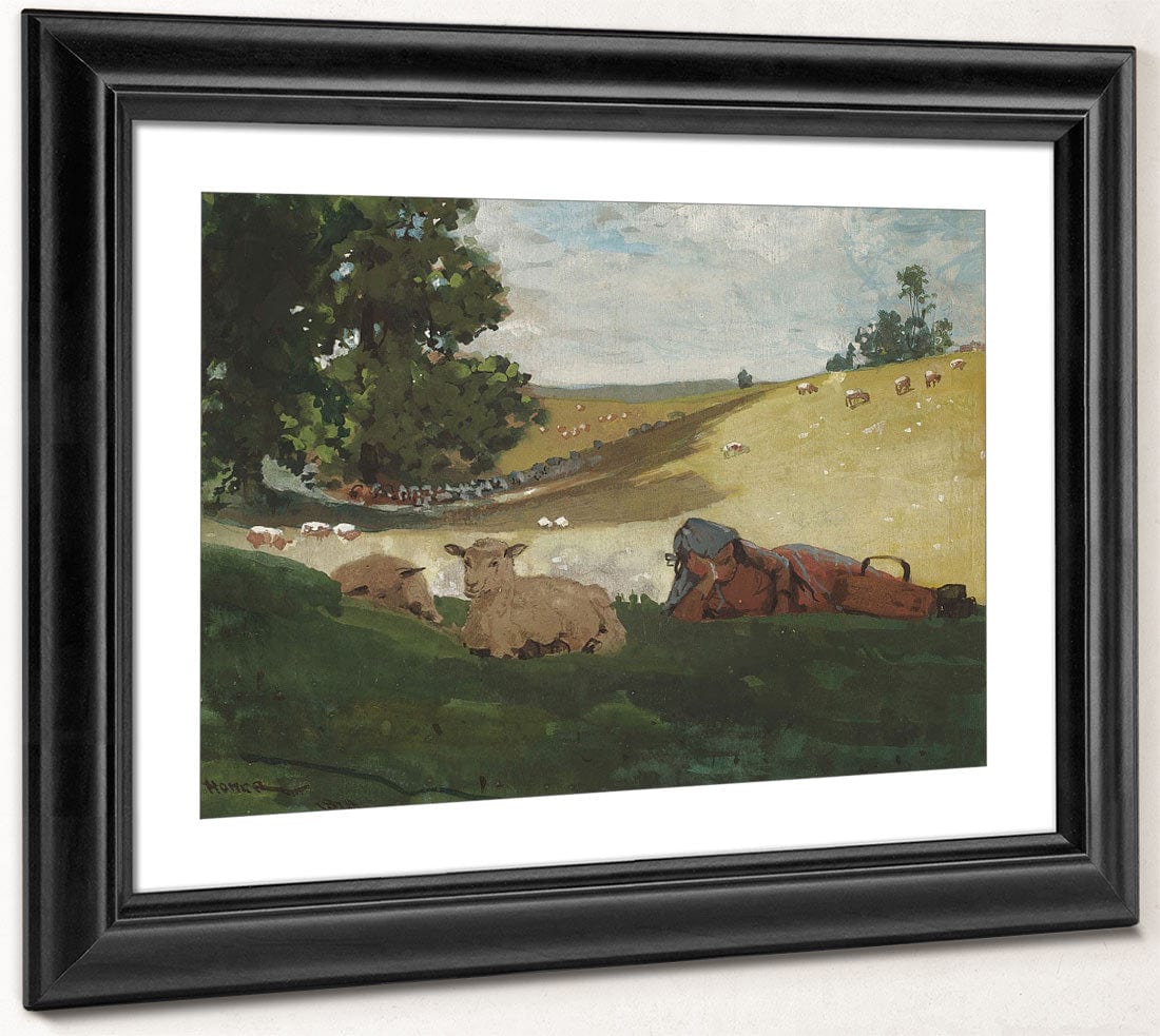 Warm Afternoon (Shepherdess) By Winslow Homer - Image 2