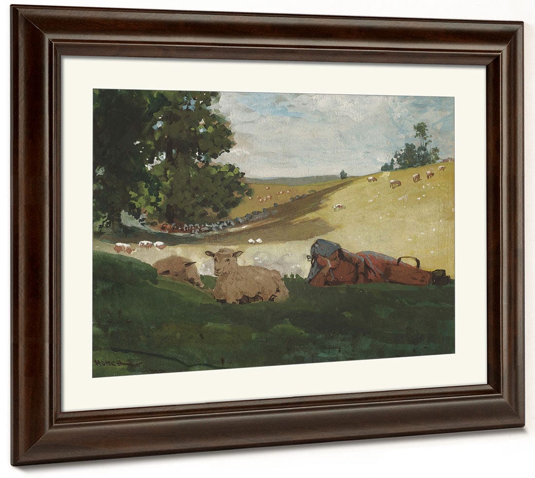 Warm Afternoon (Shepherdess) By Winslow Homer - Image 3
