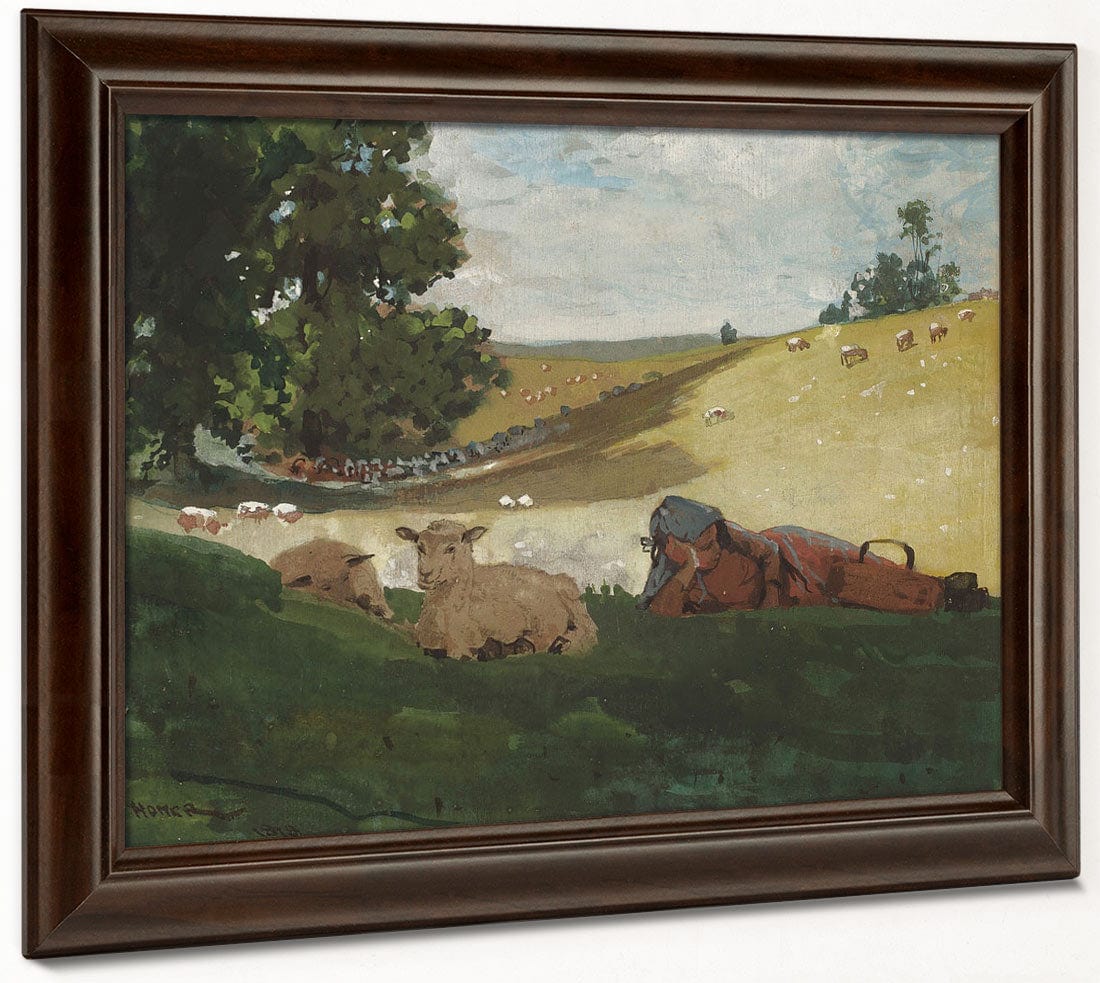 Warm Afternoon (Shepherdess) By Winslow Homer - Image 4