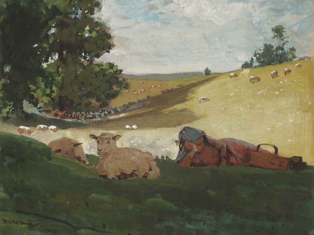 Warm Afternoon (Shepherdess) By Winslow Homer - Image 5