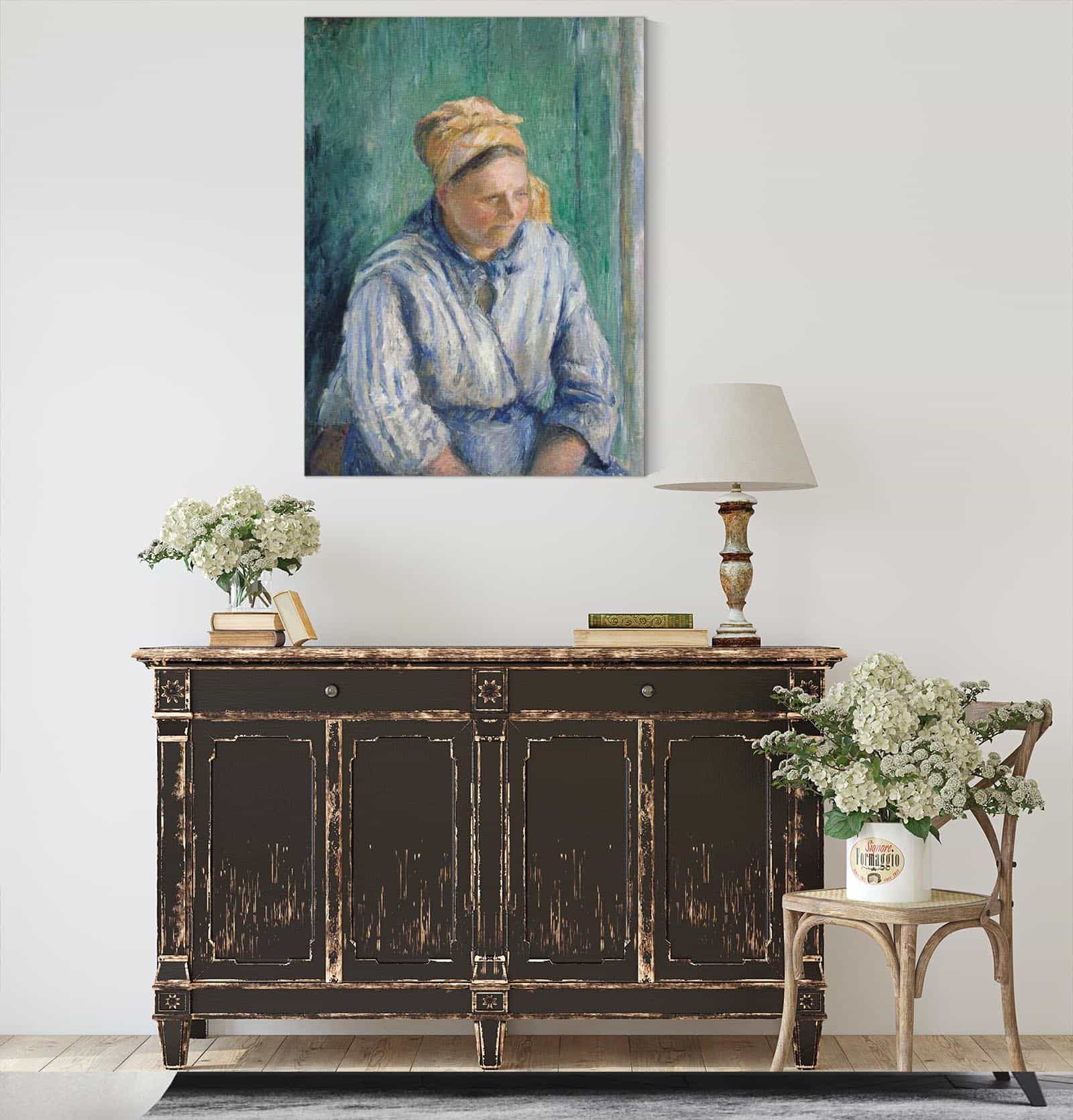 Washerwoman Study by Camille Pissarro - Image 4